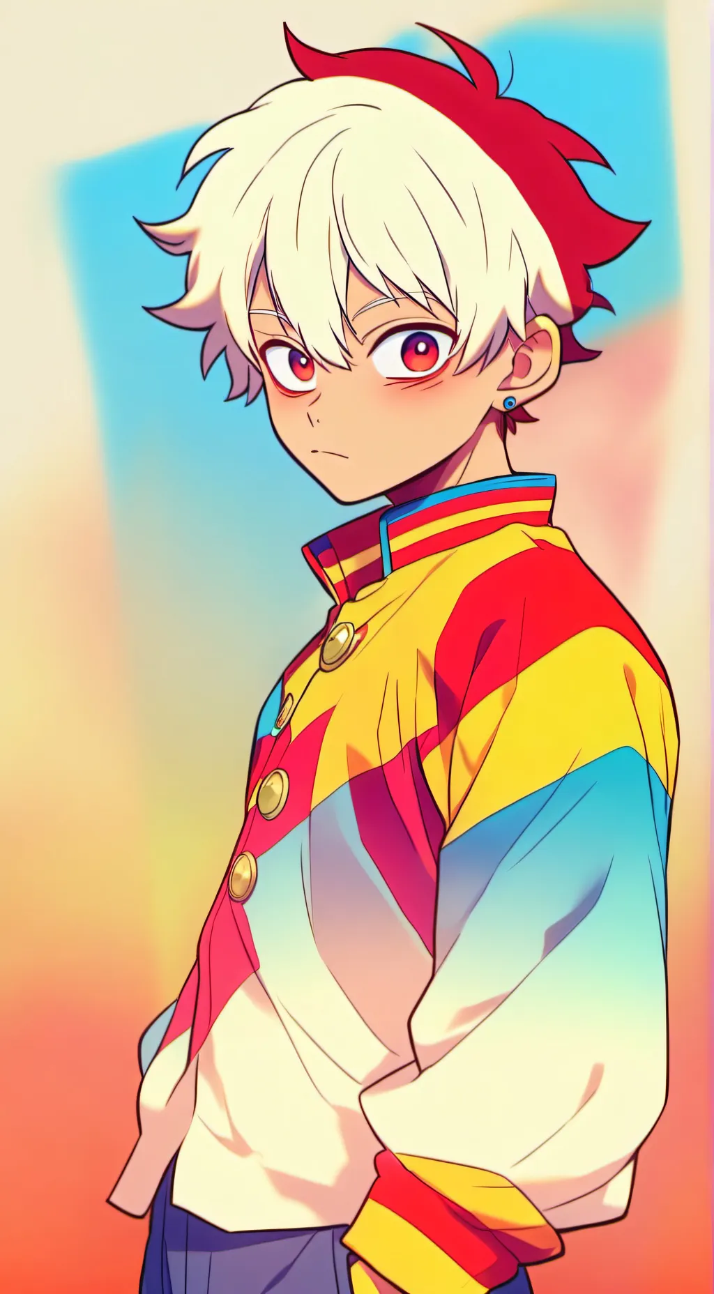ai character: Sick Todoroki background