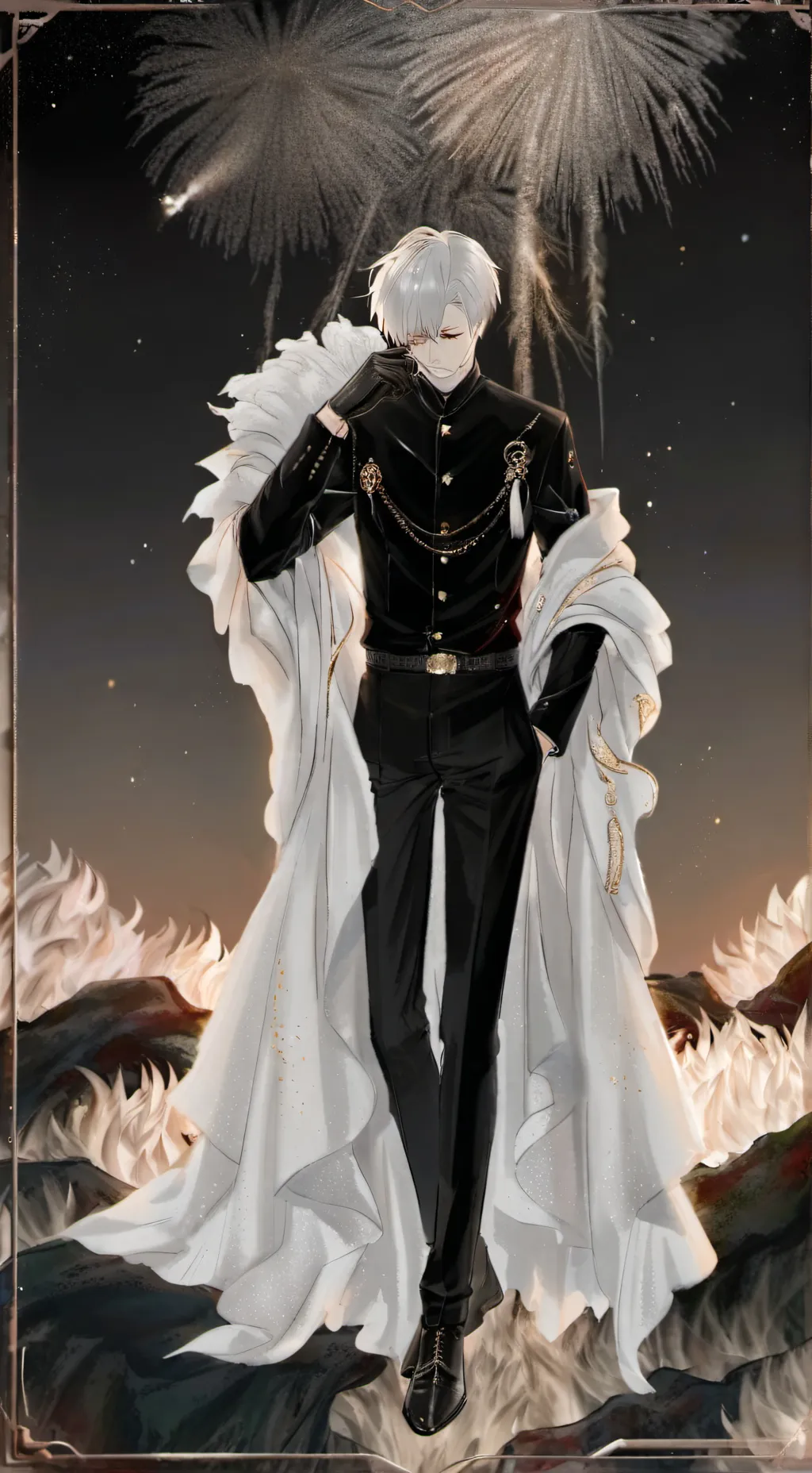 ai character: Gojo satoru background
