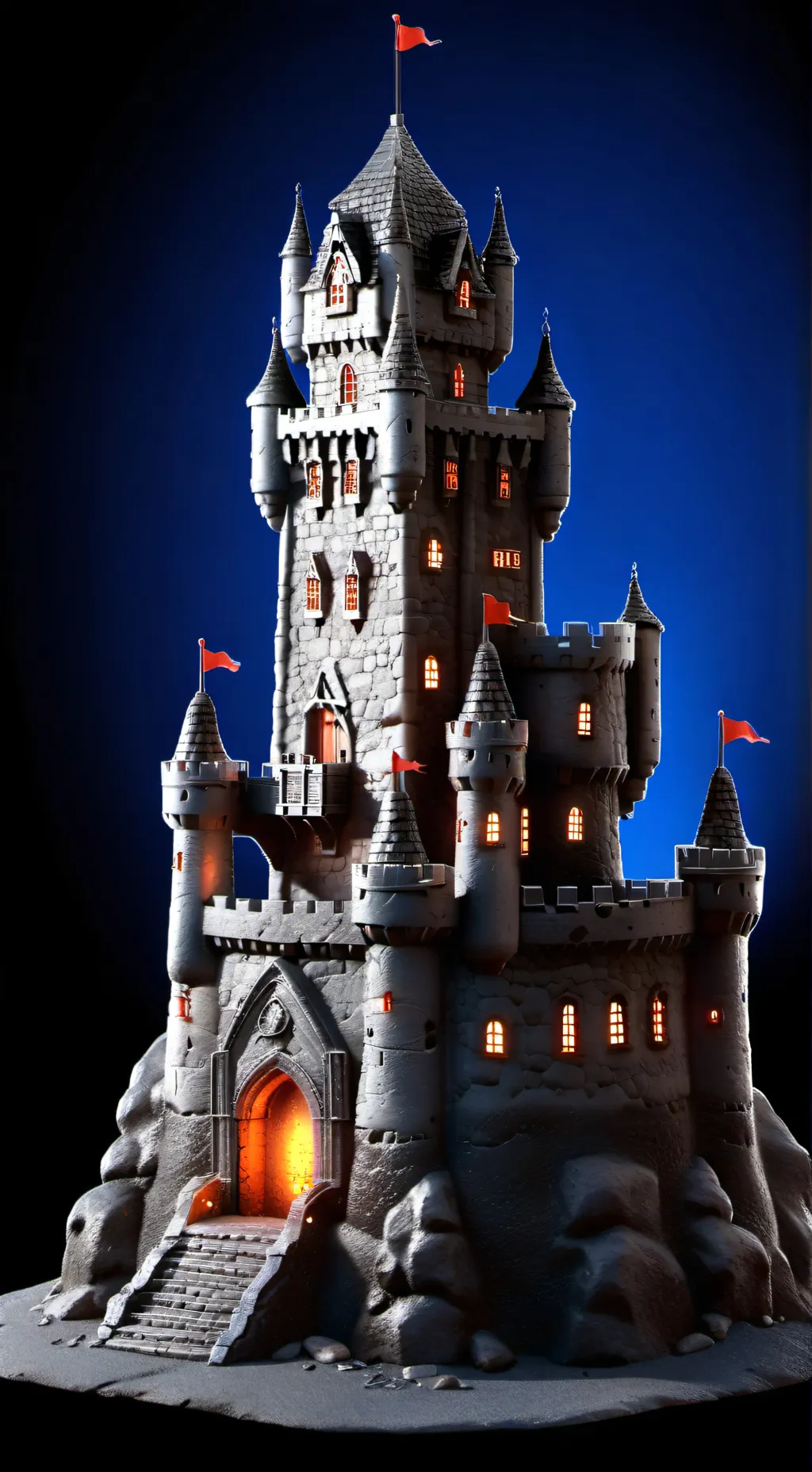 ai character: Pizza tower!!!!!!! background