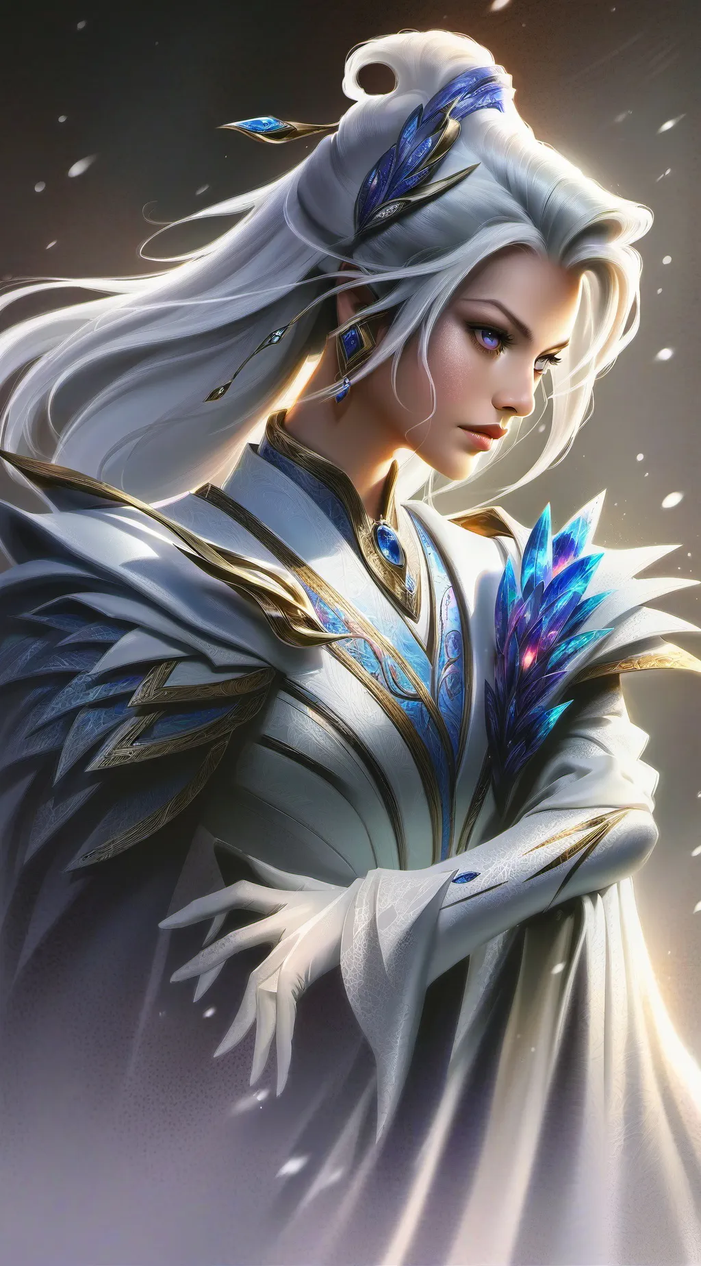 ai character: sakura background