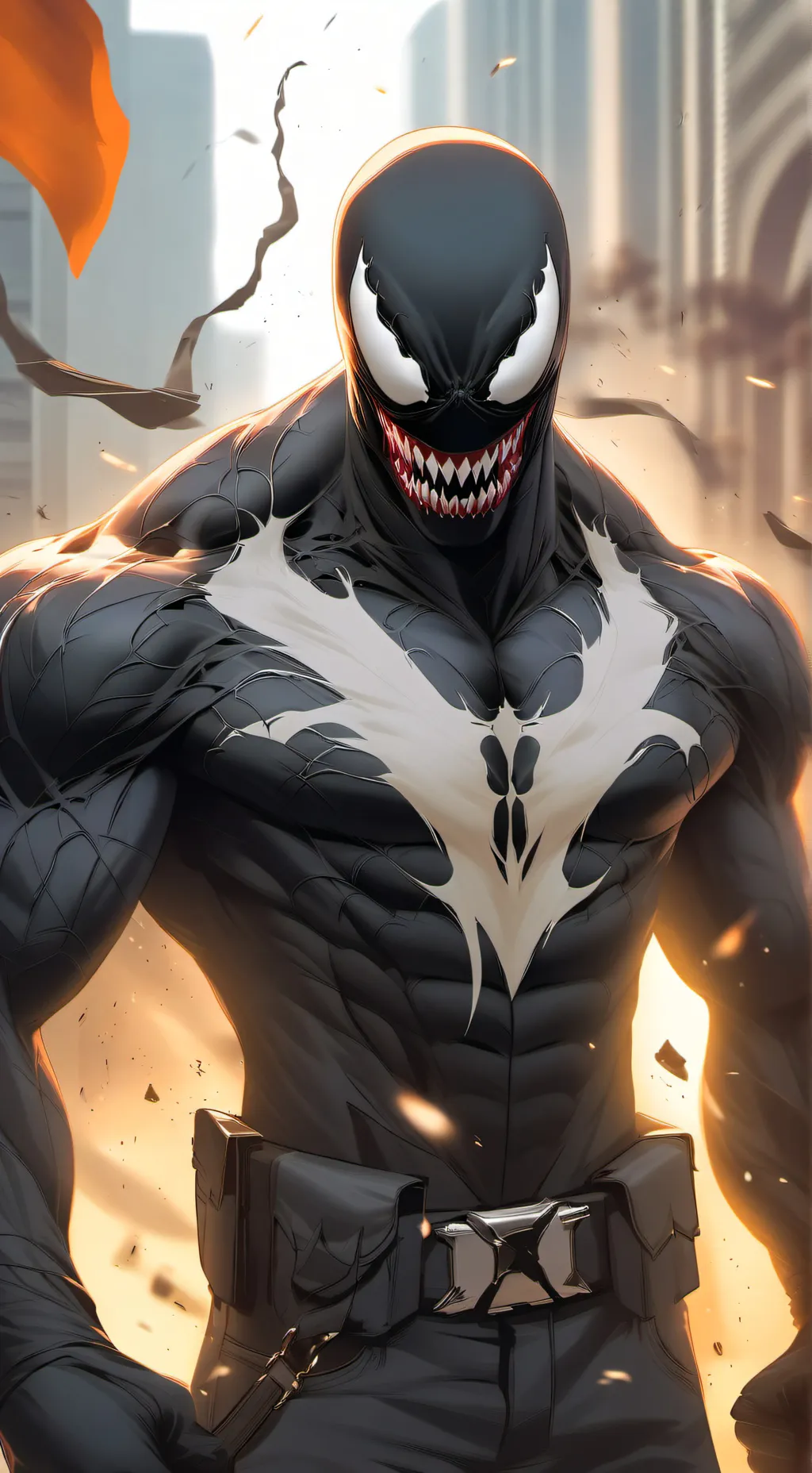 ai character: VENOM background