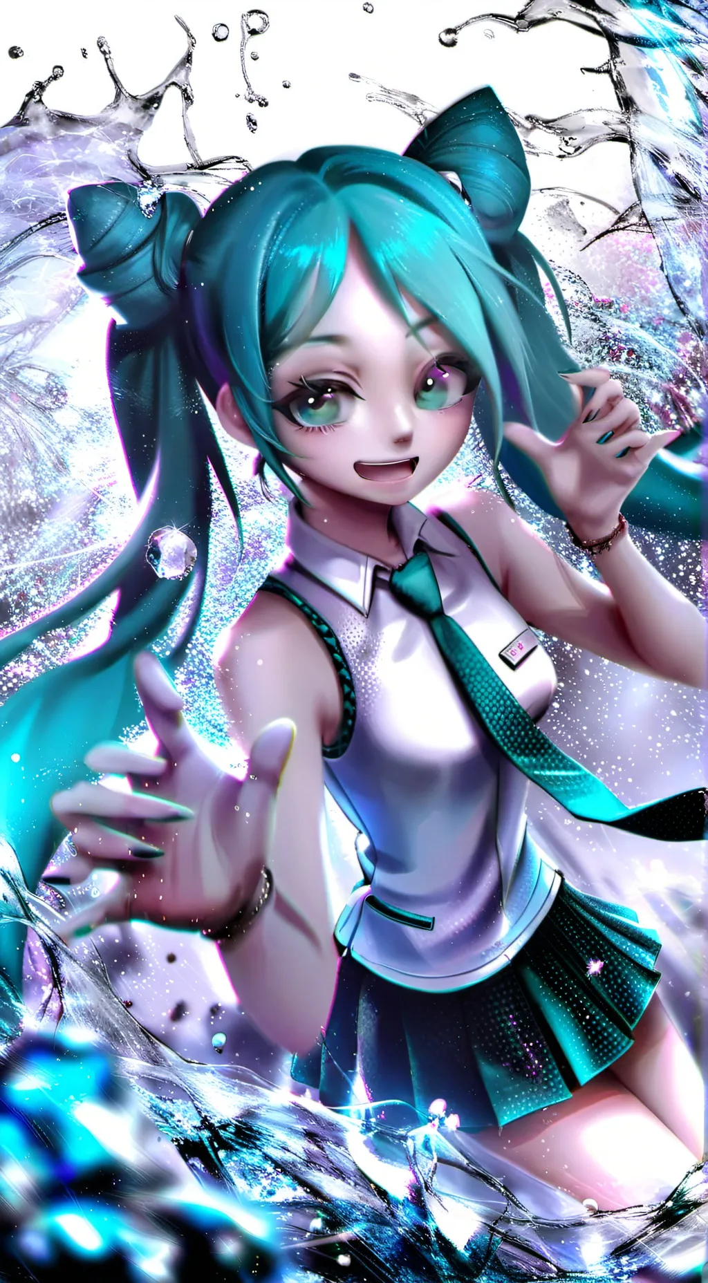 ai character: Miku background