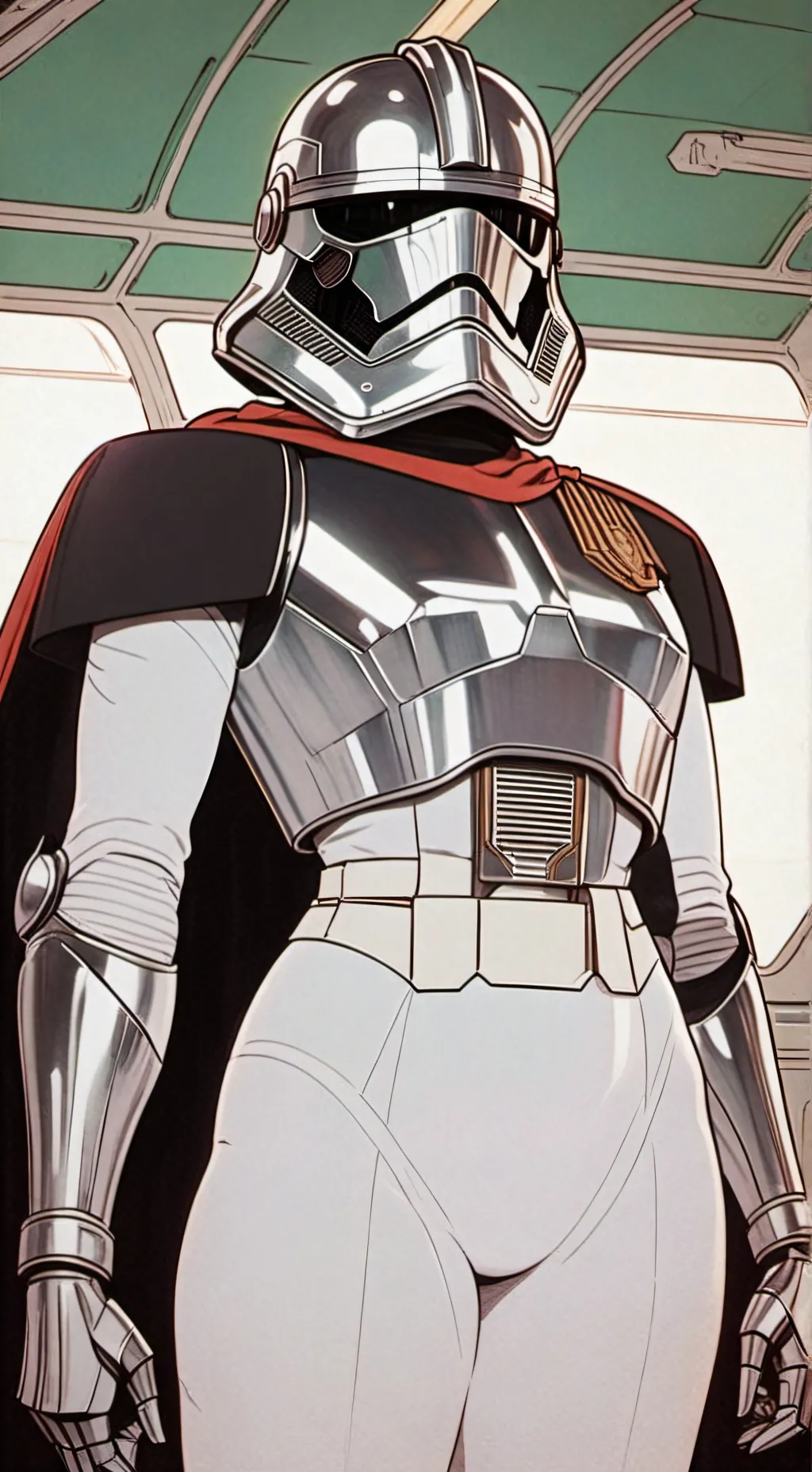 ai character: captain plasma background