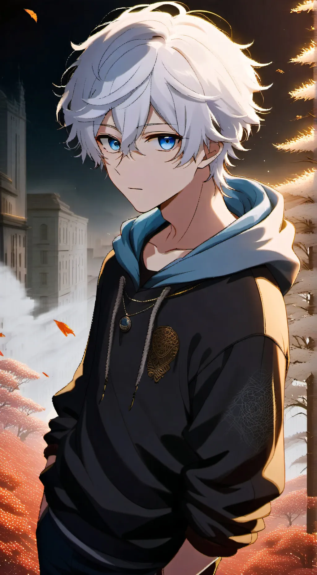 ai character: 👻 Andrew 🏫 background