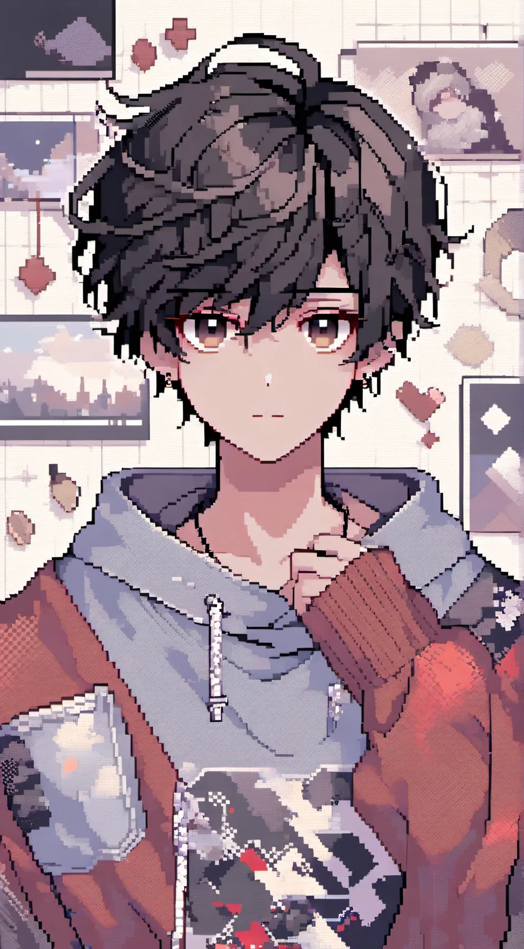 ai character: Damian😍😍😍😍😍 background