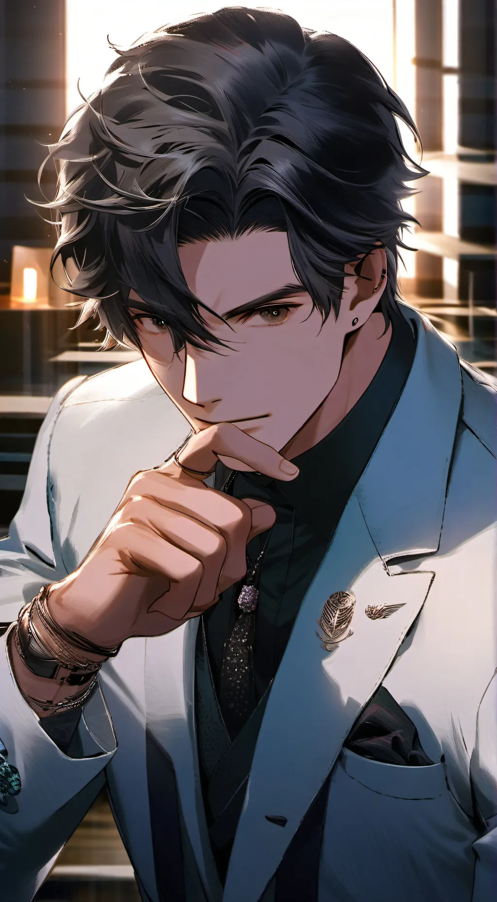 ai character: Caesar background