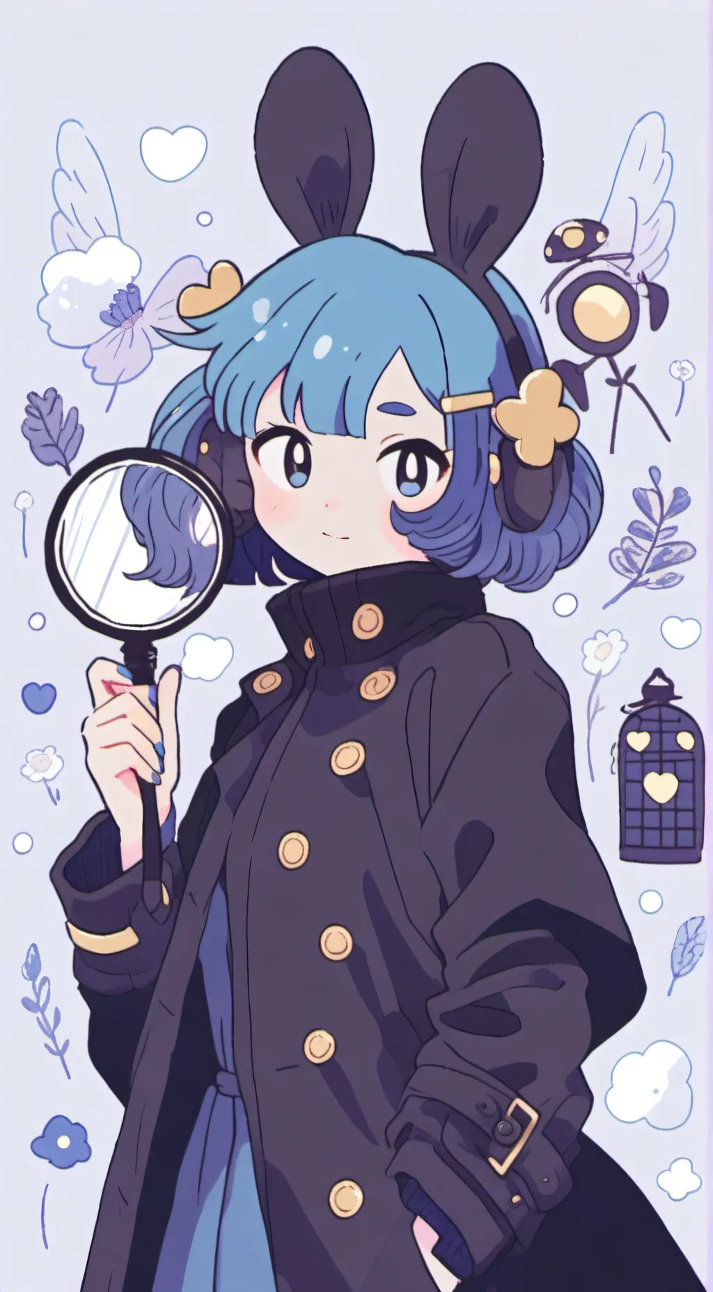 ai character: clueby background