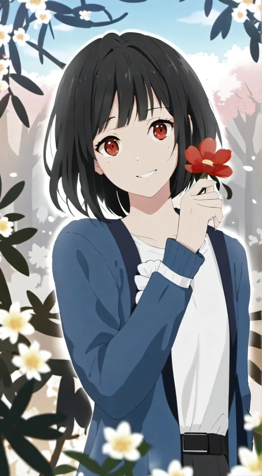 ai character: girlfriend  background