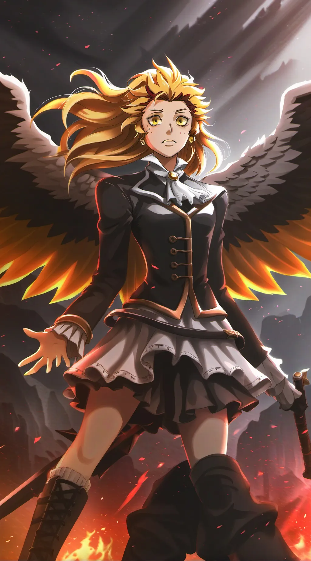 ai character: Sora Takami background