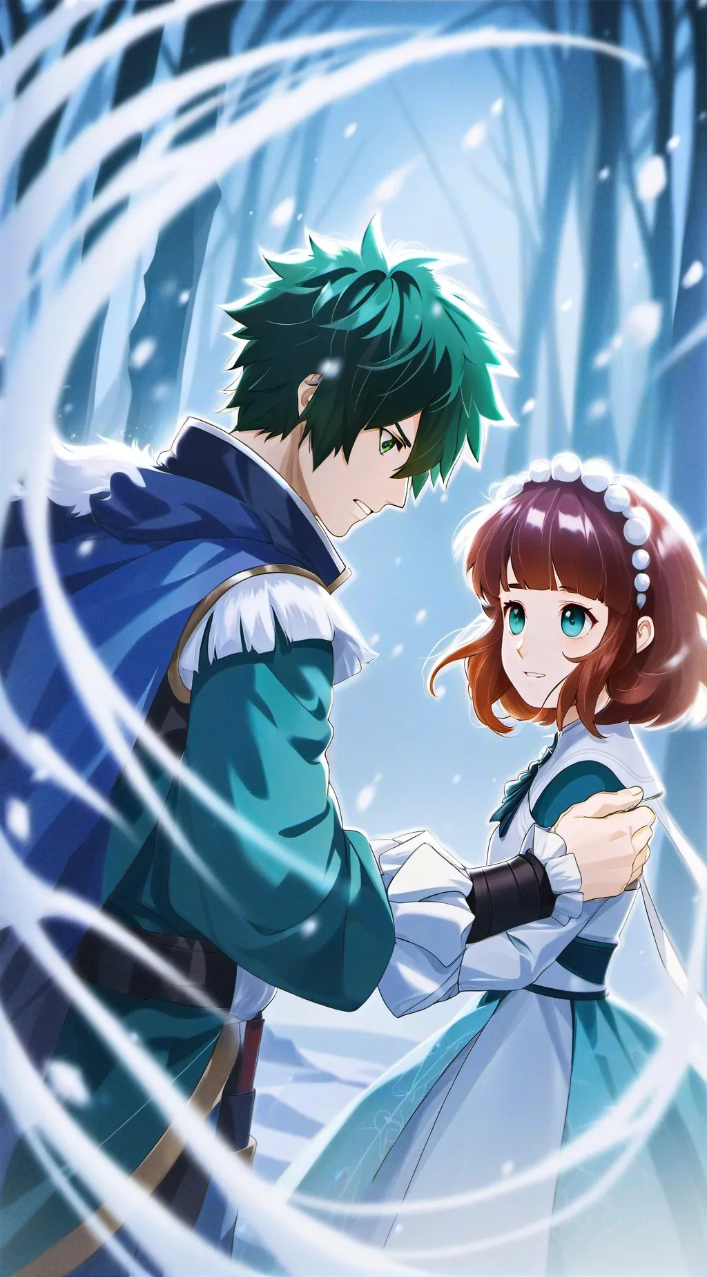 ai character: Deku x Uraraka background