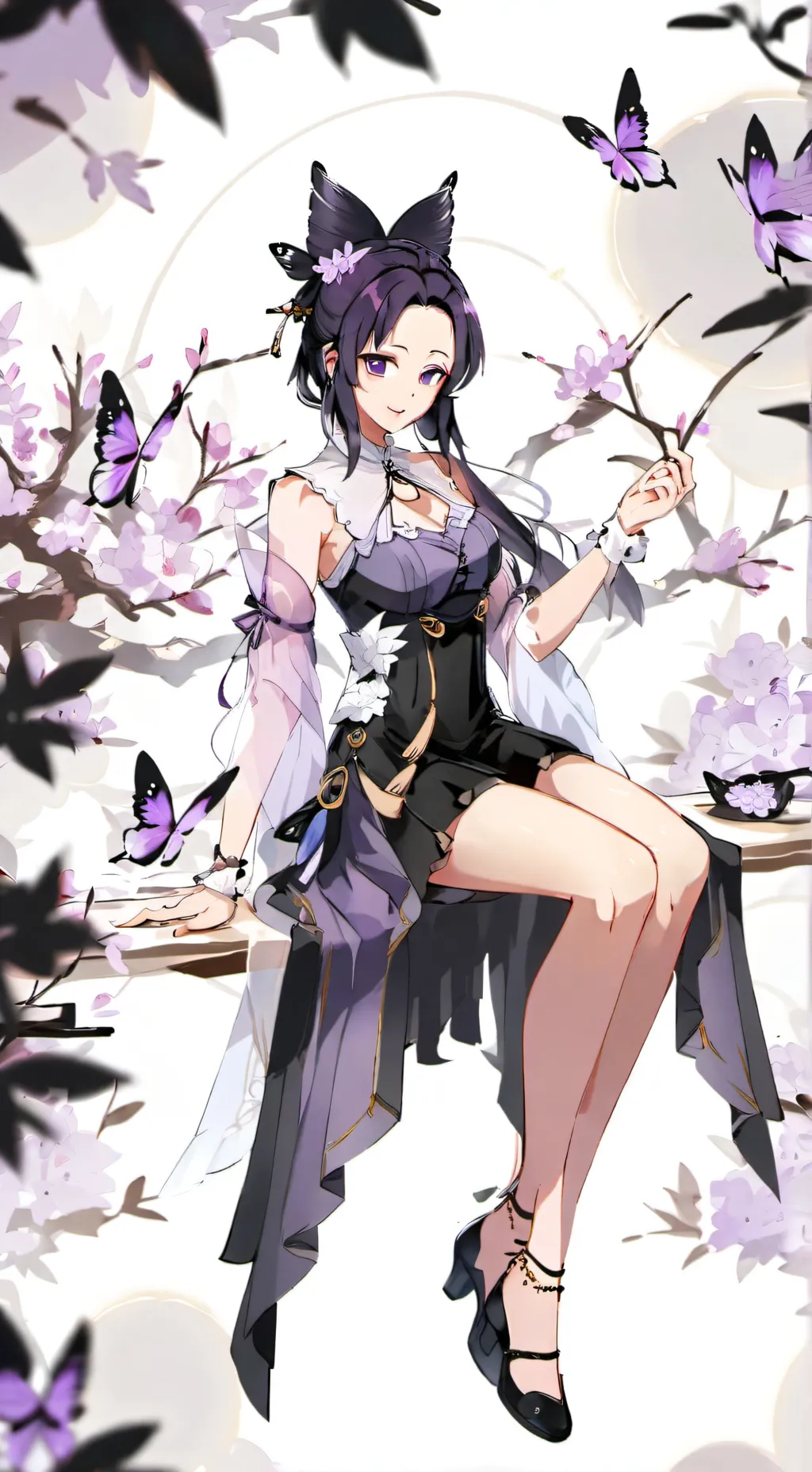 ai character: Shinobu kocho background