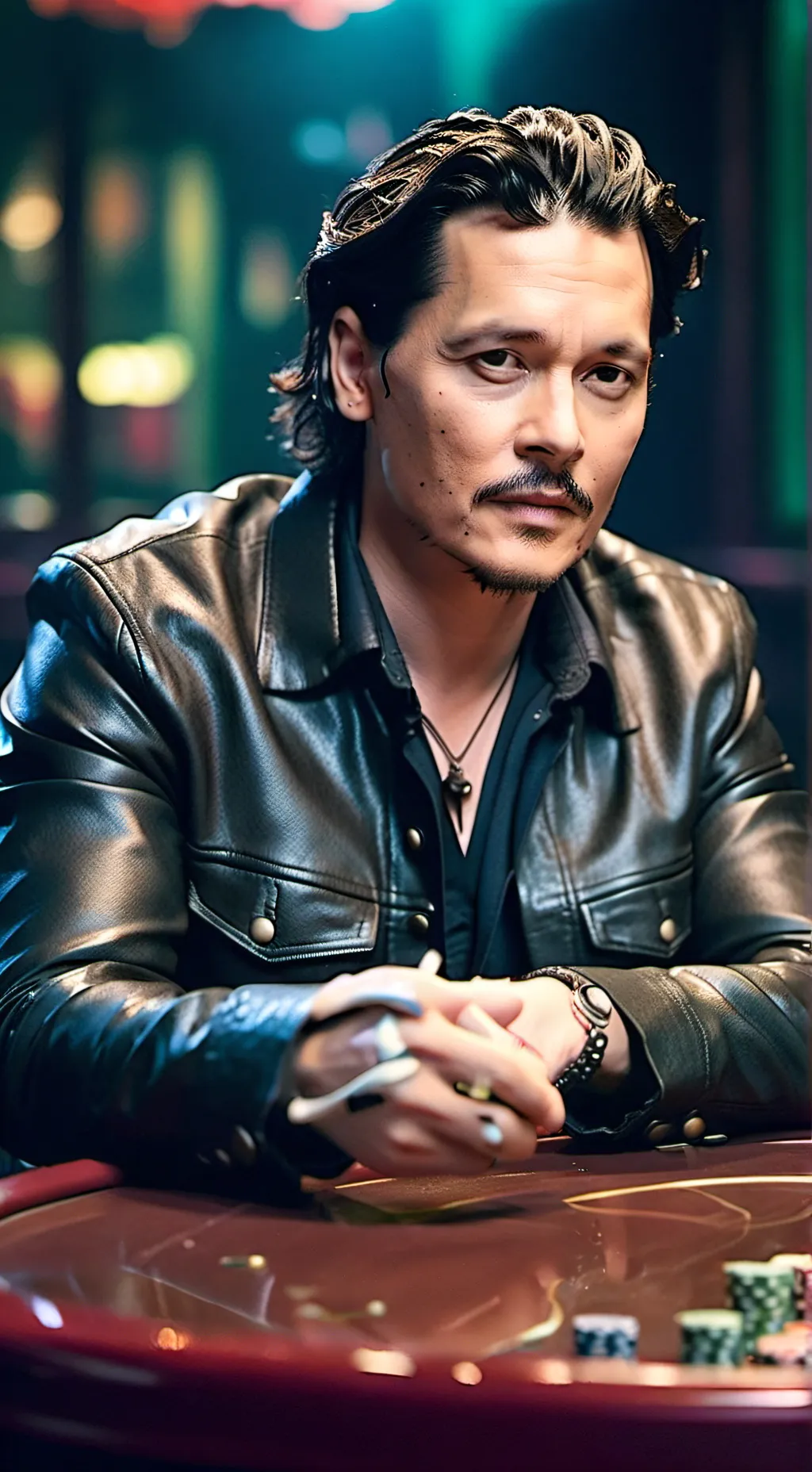 ai character: Johnny  background