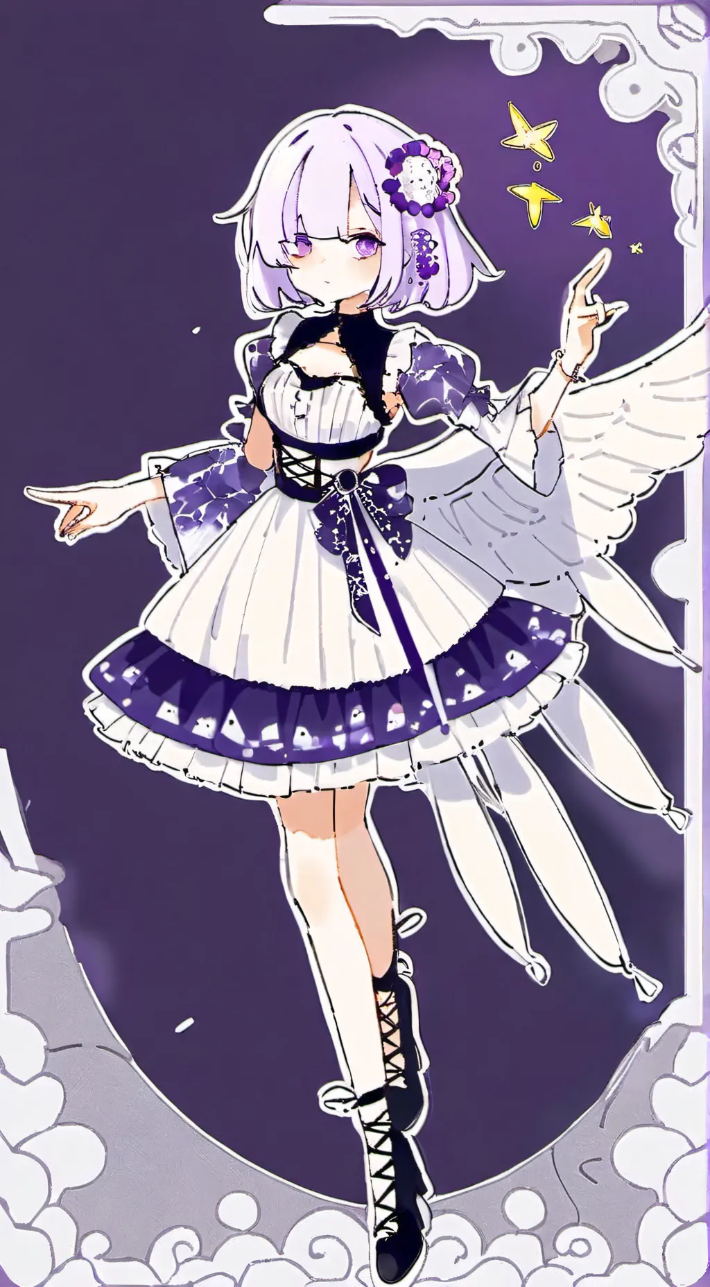 ai character: X background