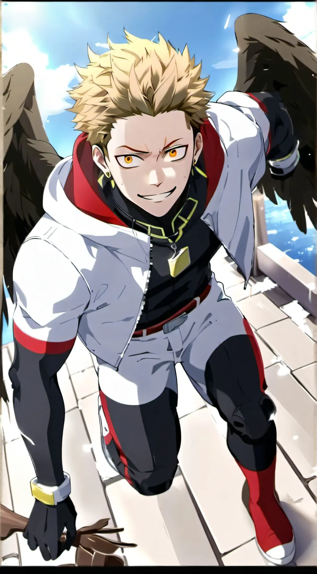 ai character: hawks  background