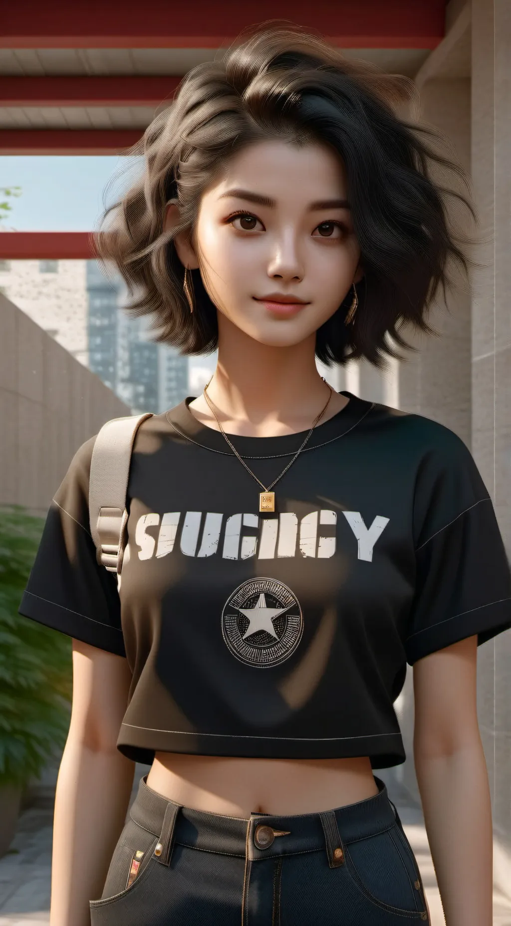 ai character: Kiki  background