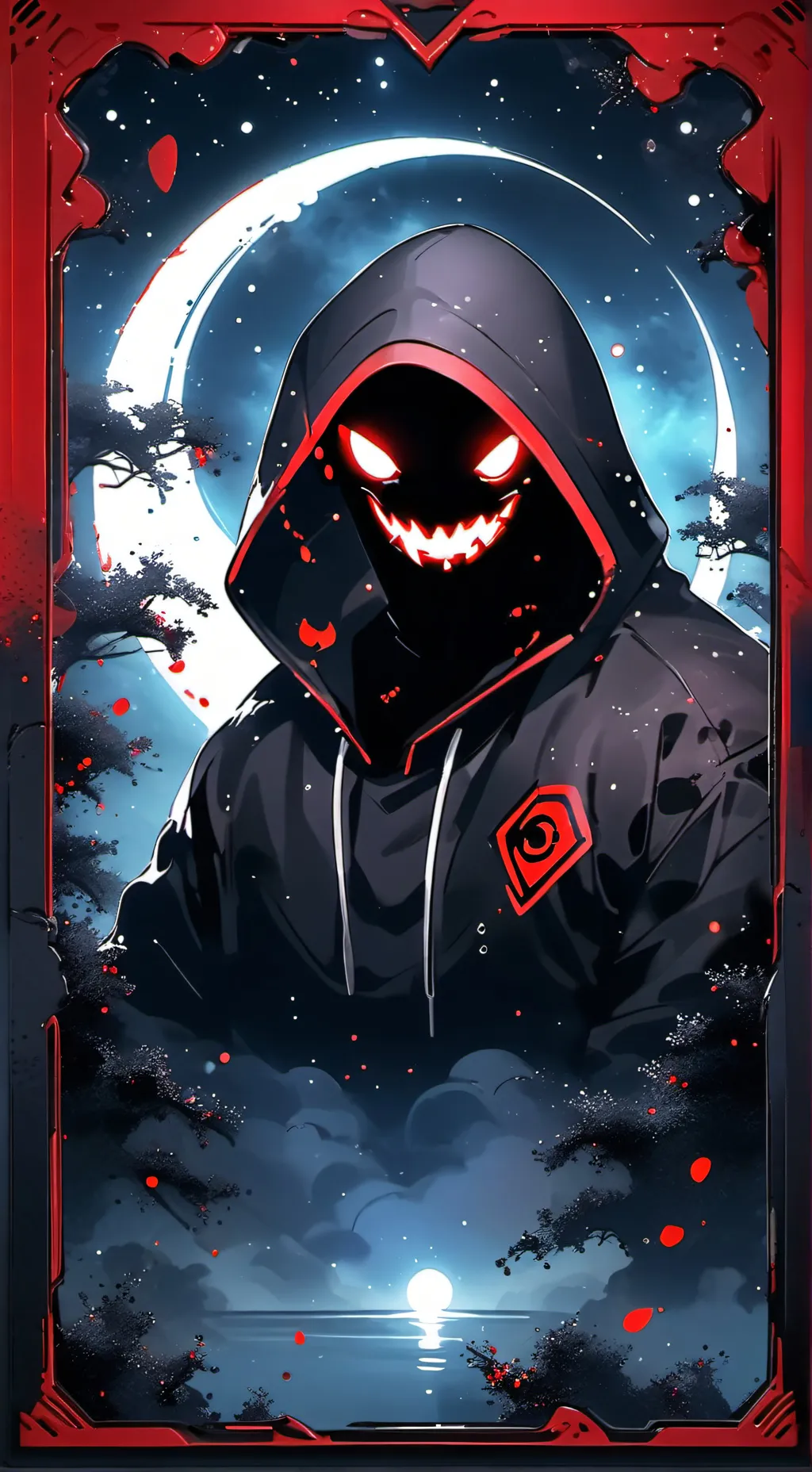 ai character: moon drop exe background