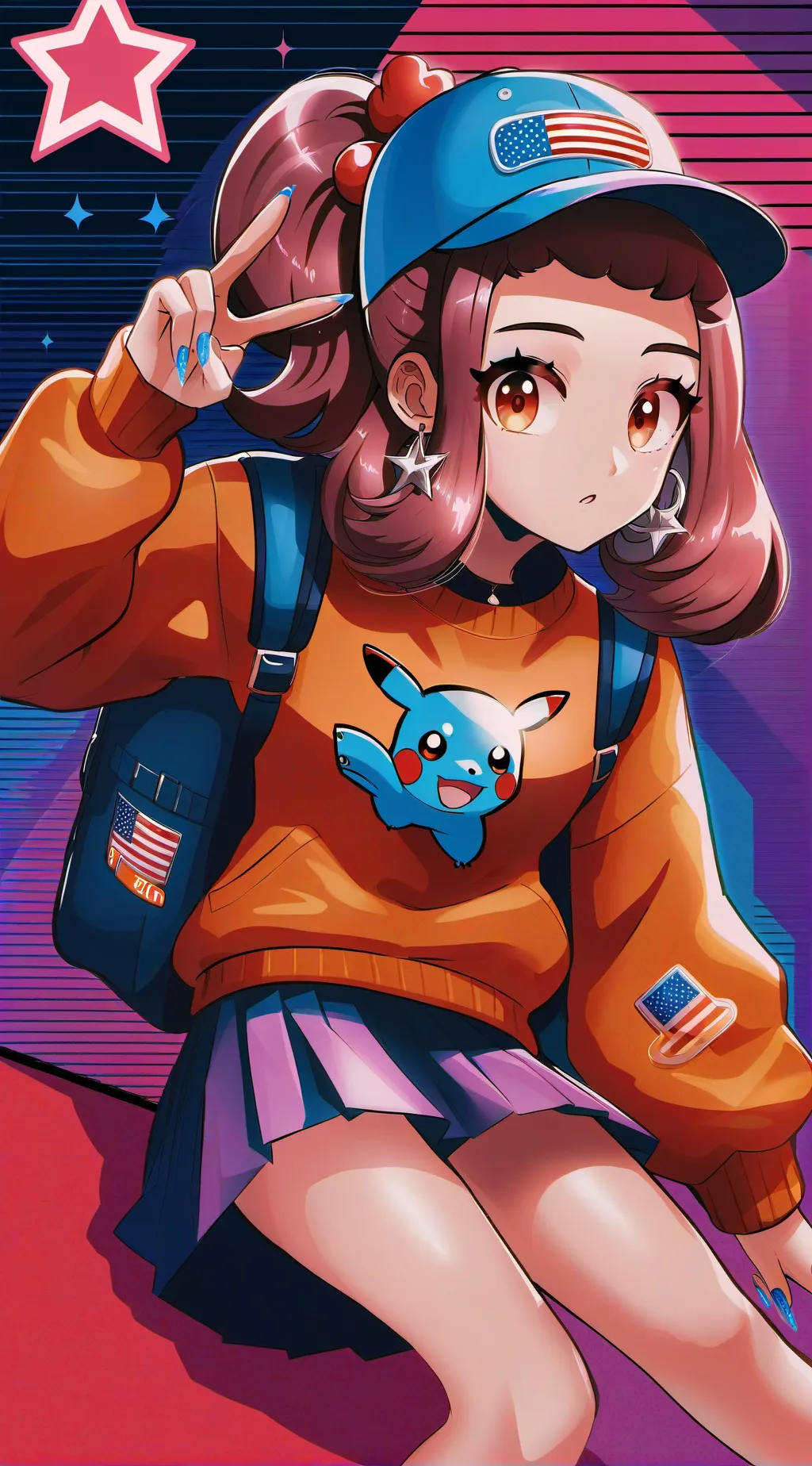 ai character: Lora background