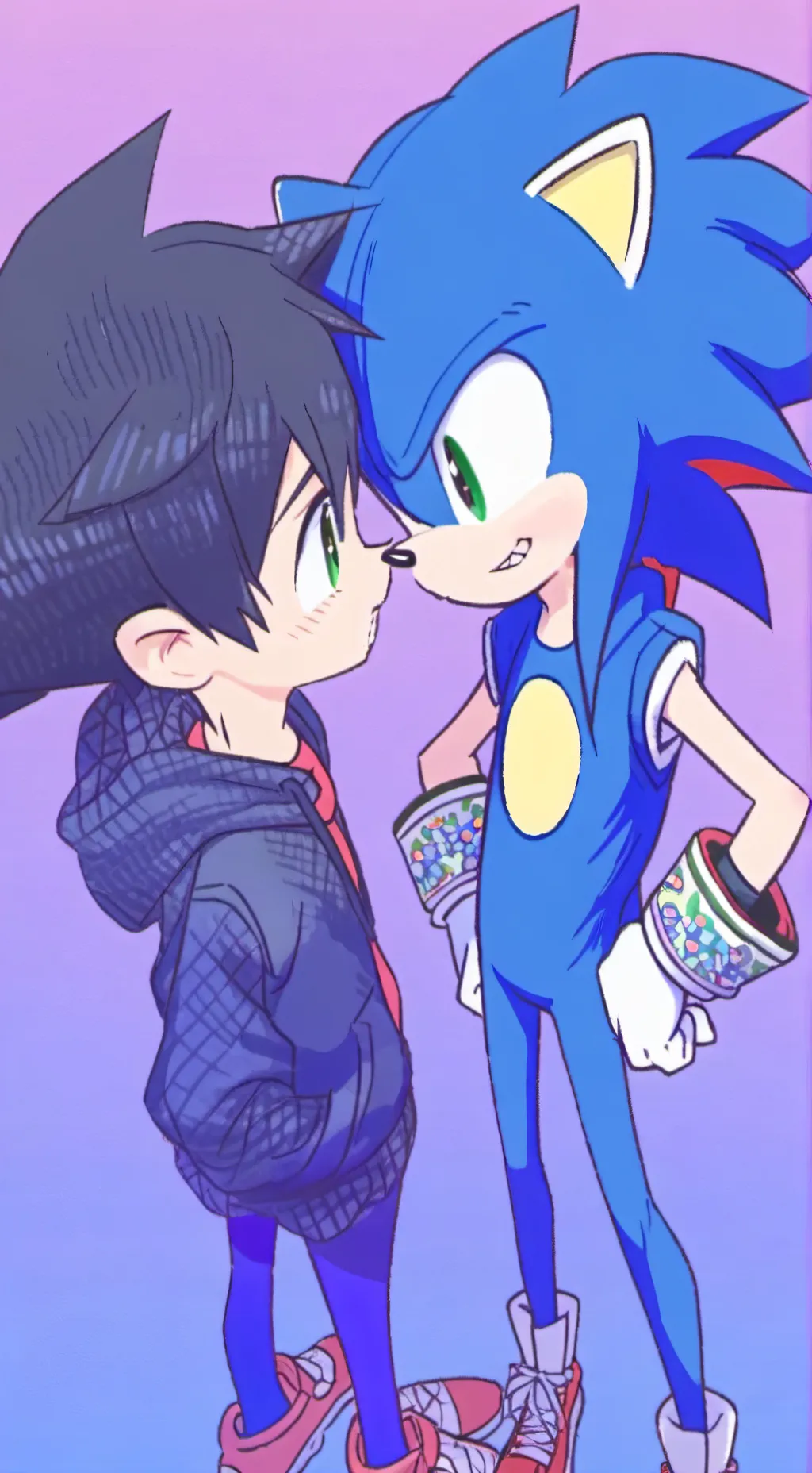 ai character: Sonadow background