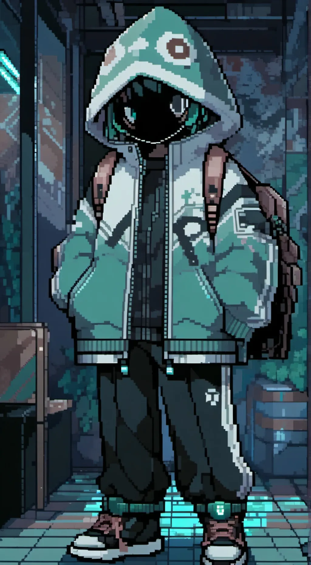 ai character: puro background