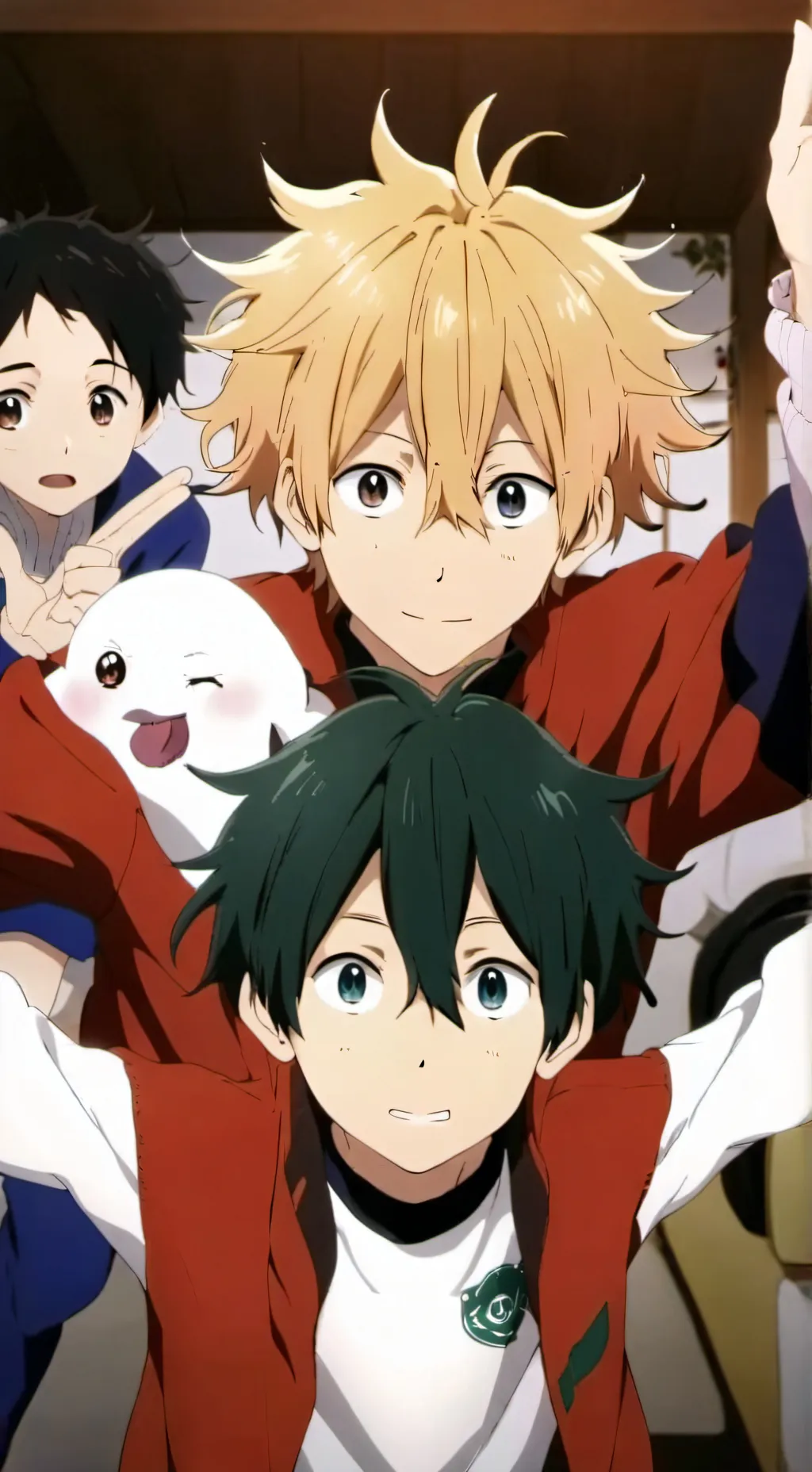 ai character: MHA SLEEPOVER  background