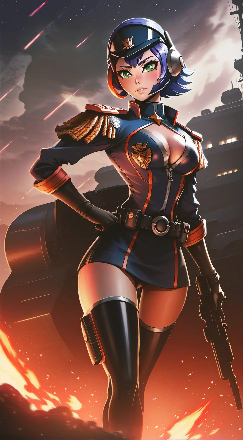 ai character: Sabine  background