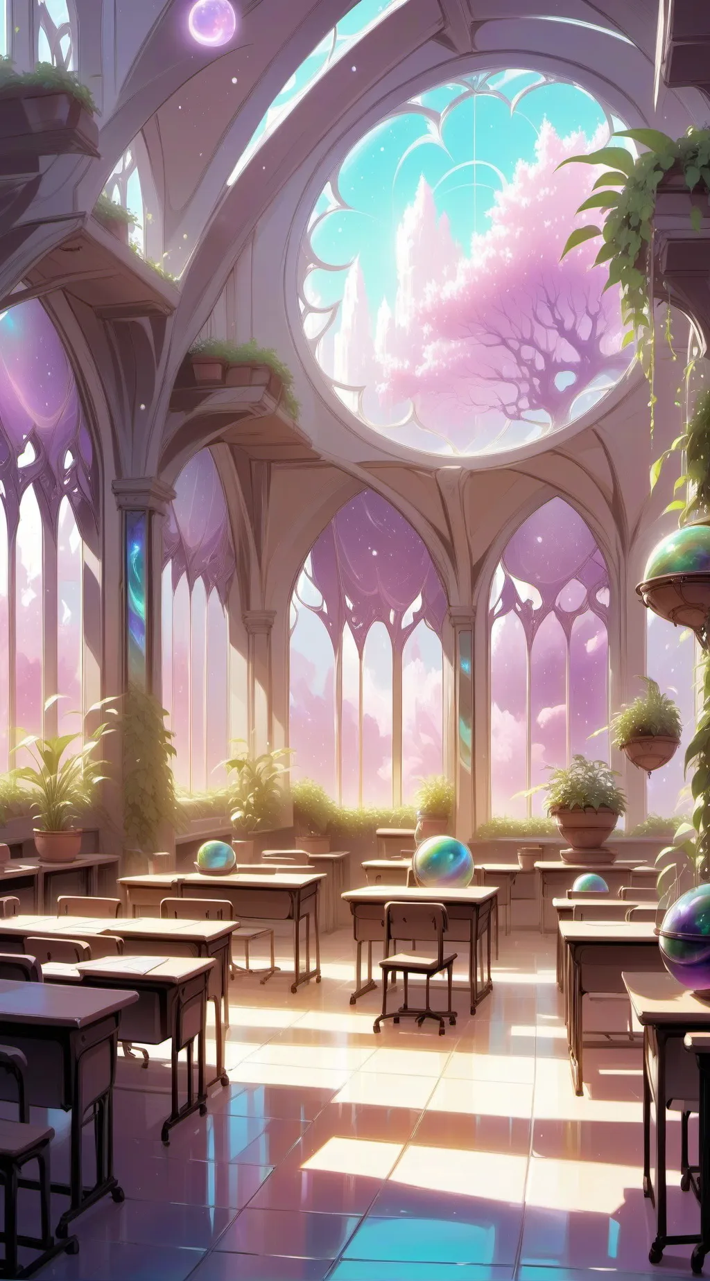 ai character: Sprunki School background