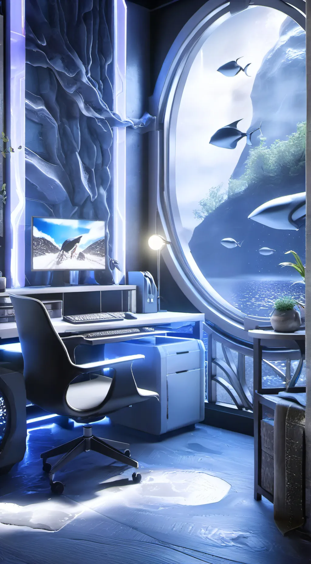 ai character: Computer background