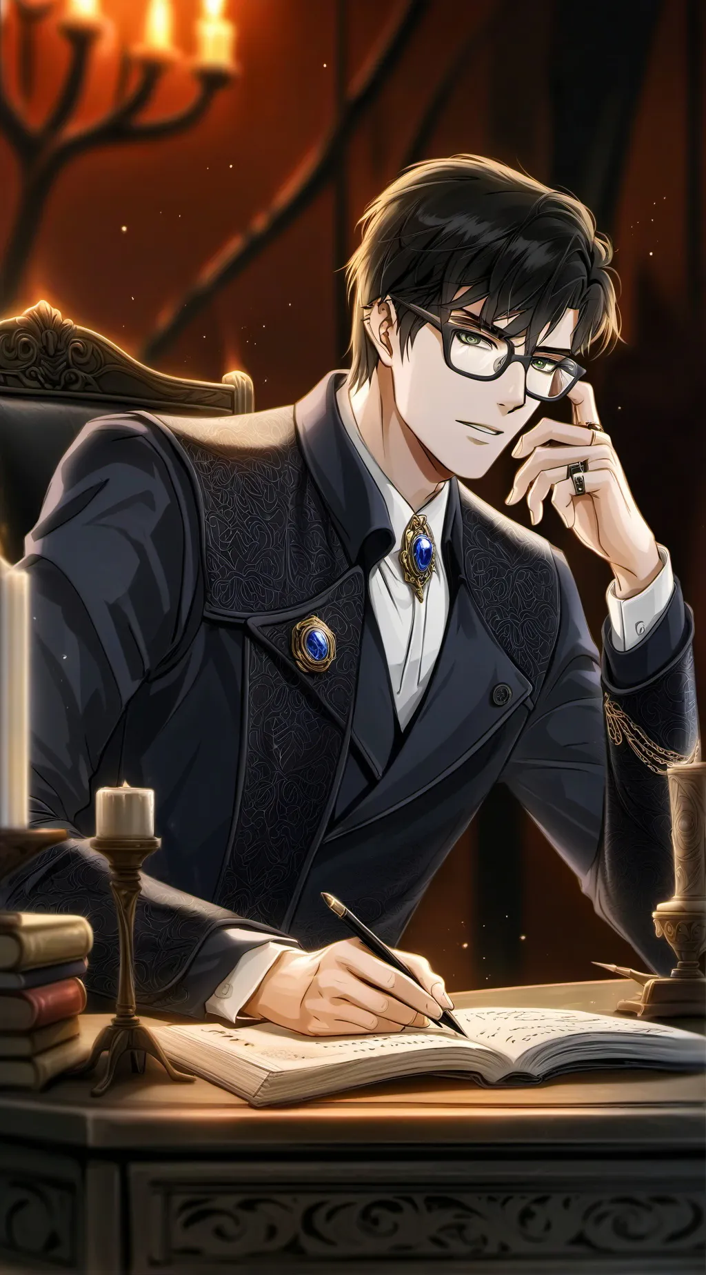 ai character: Alaric background