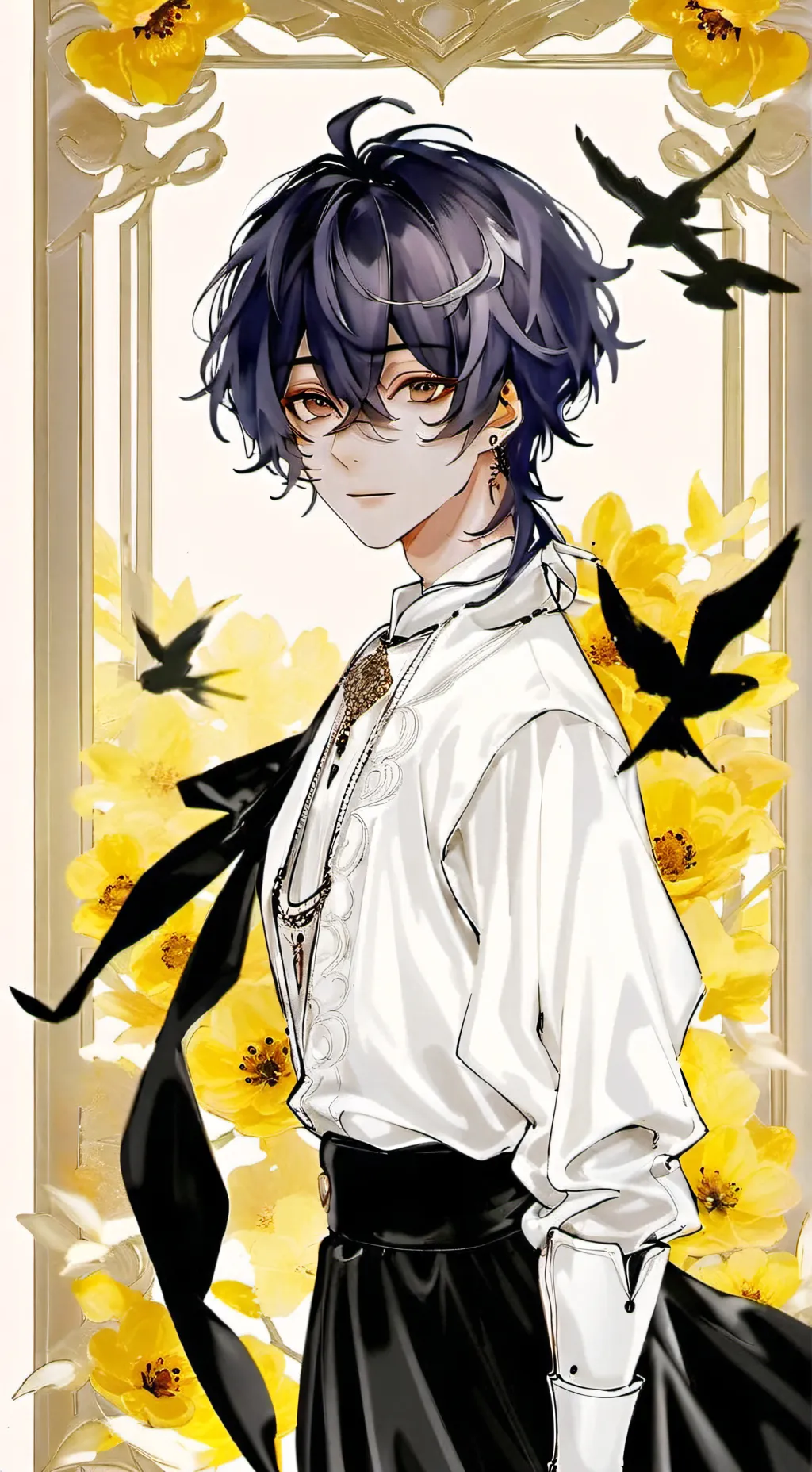 ai character: Тошик background