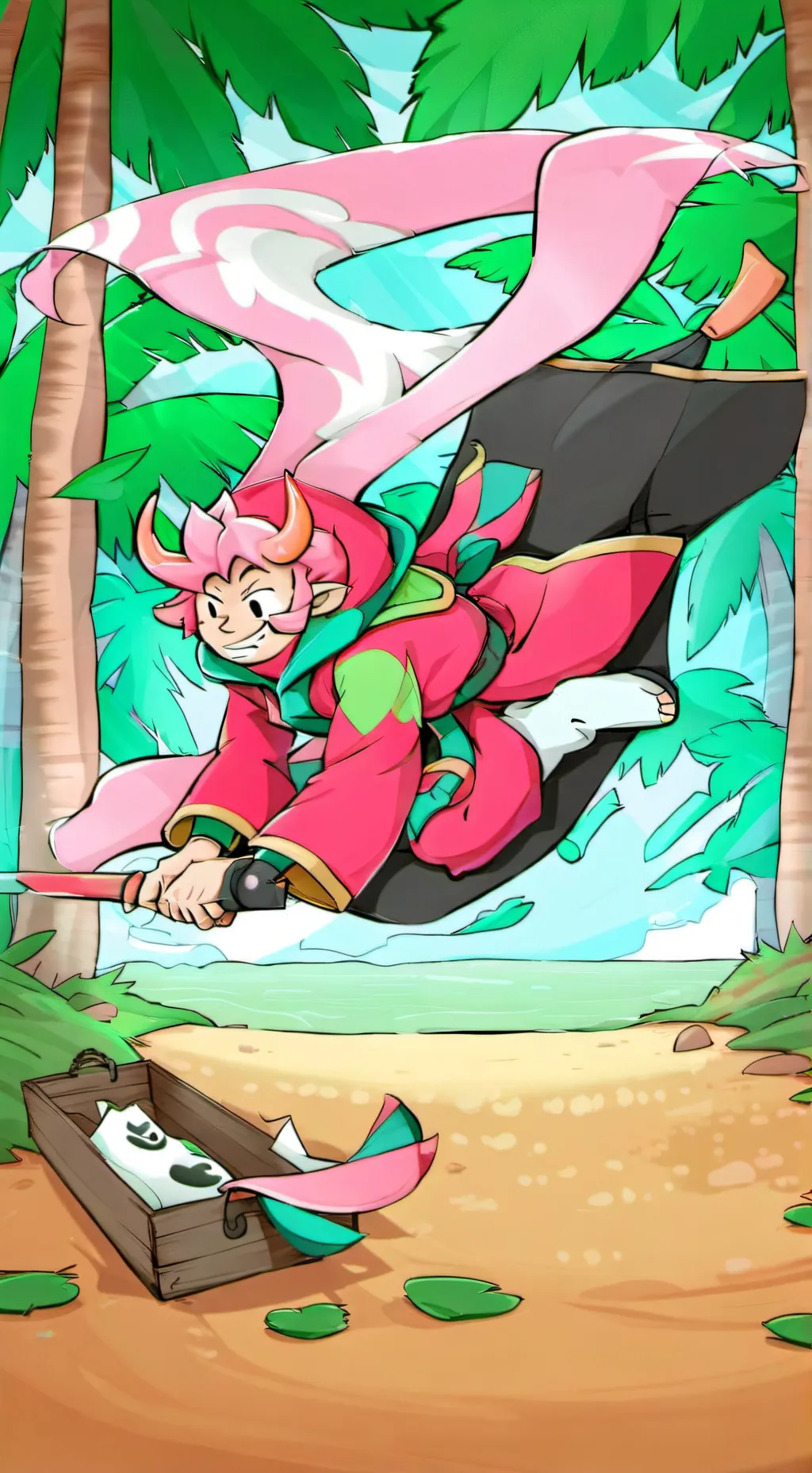 ai character: mundo torajo background