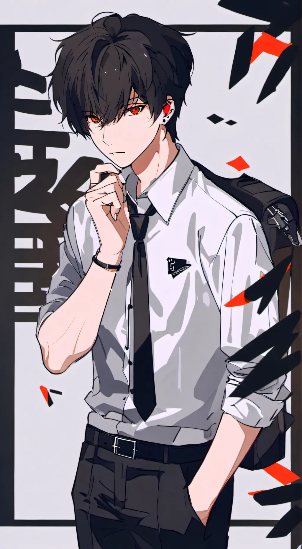ai character: Brandon  background