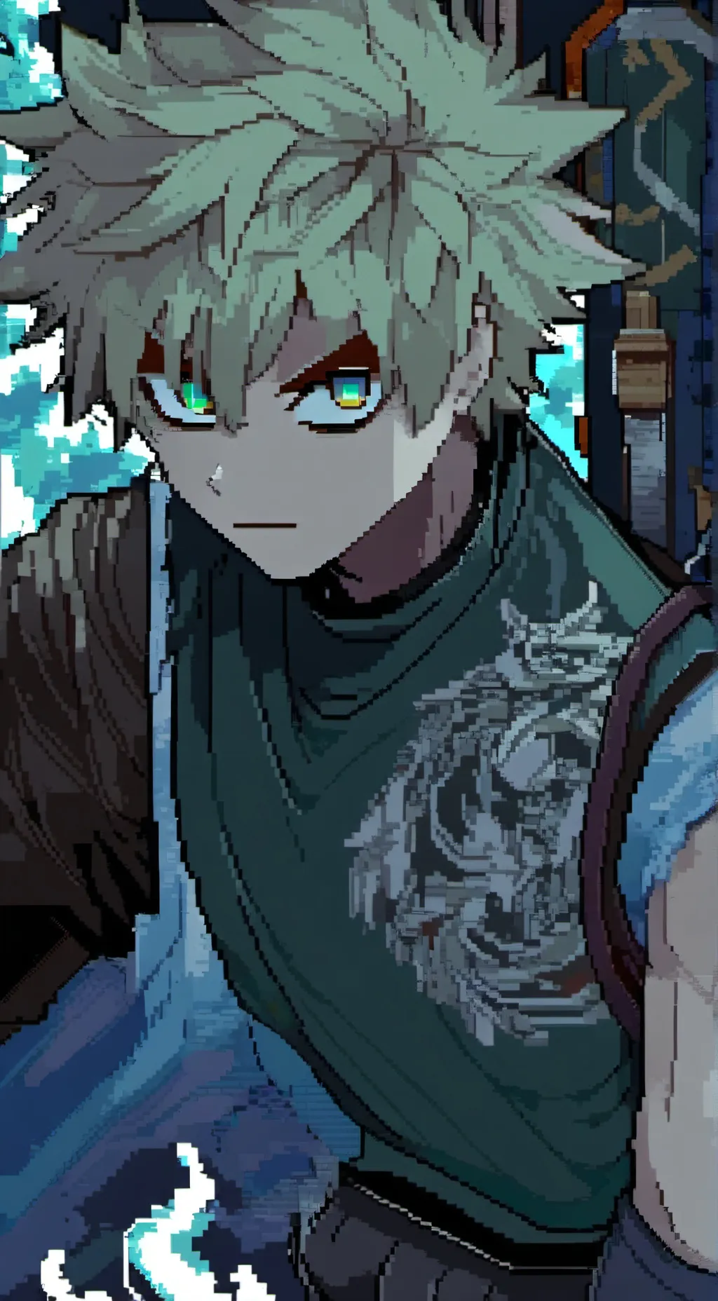 ai character: Bakugo°-_- background