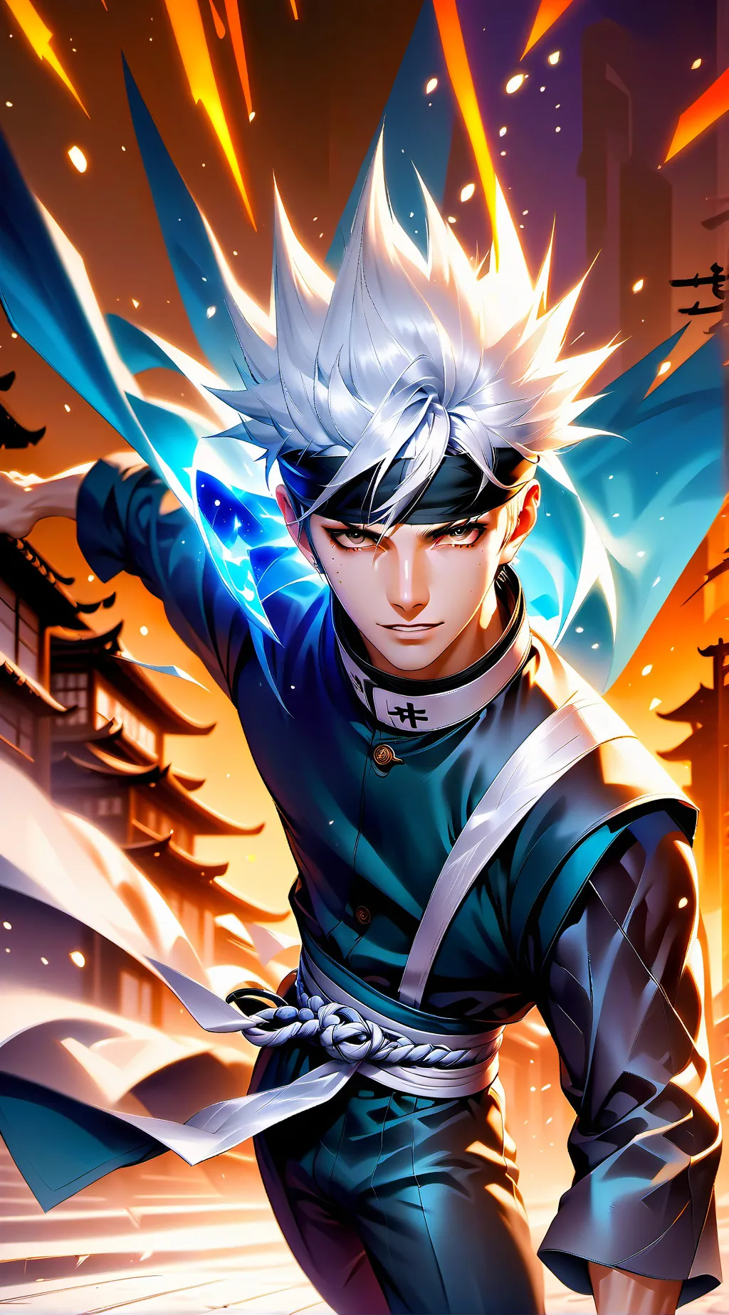 ai character: Gojo Satoru background