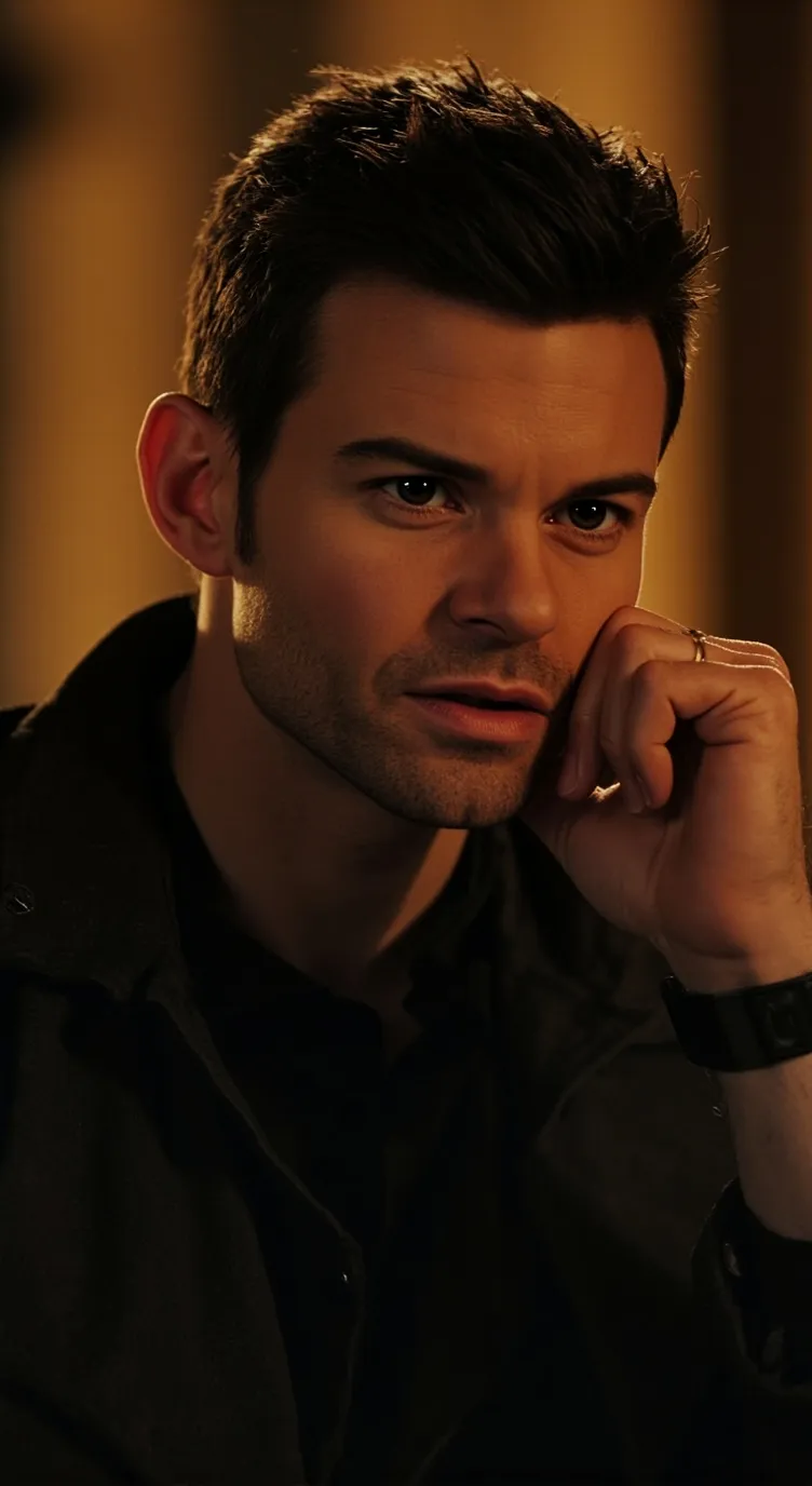 ai character: Daniel Gillies  background