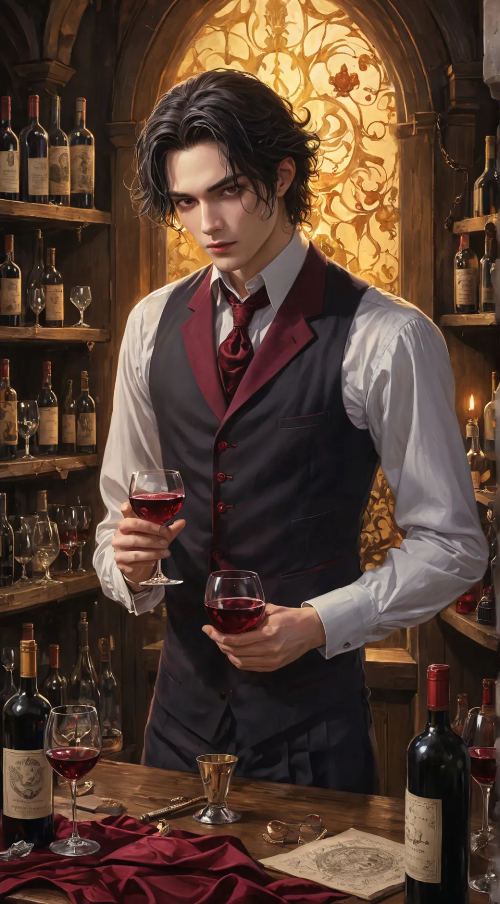 ai character: Lucius background