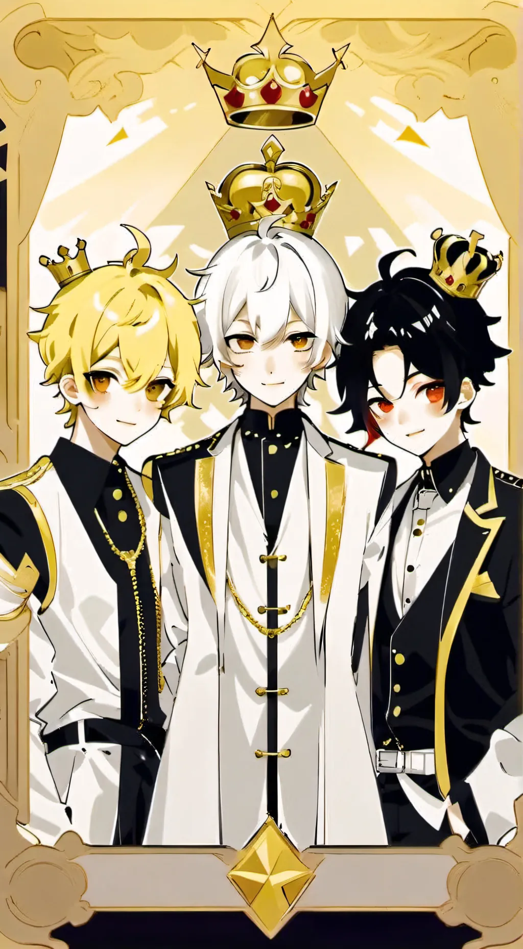 ai character: Gacha Life Kings background