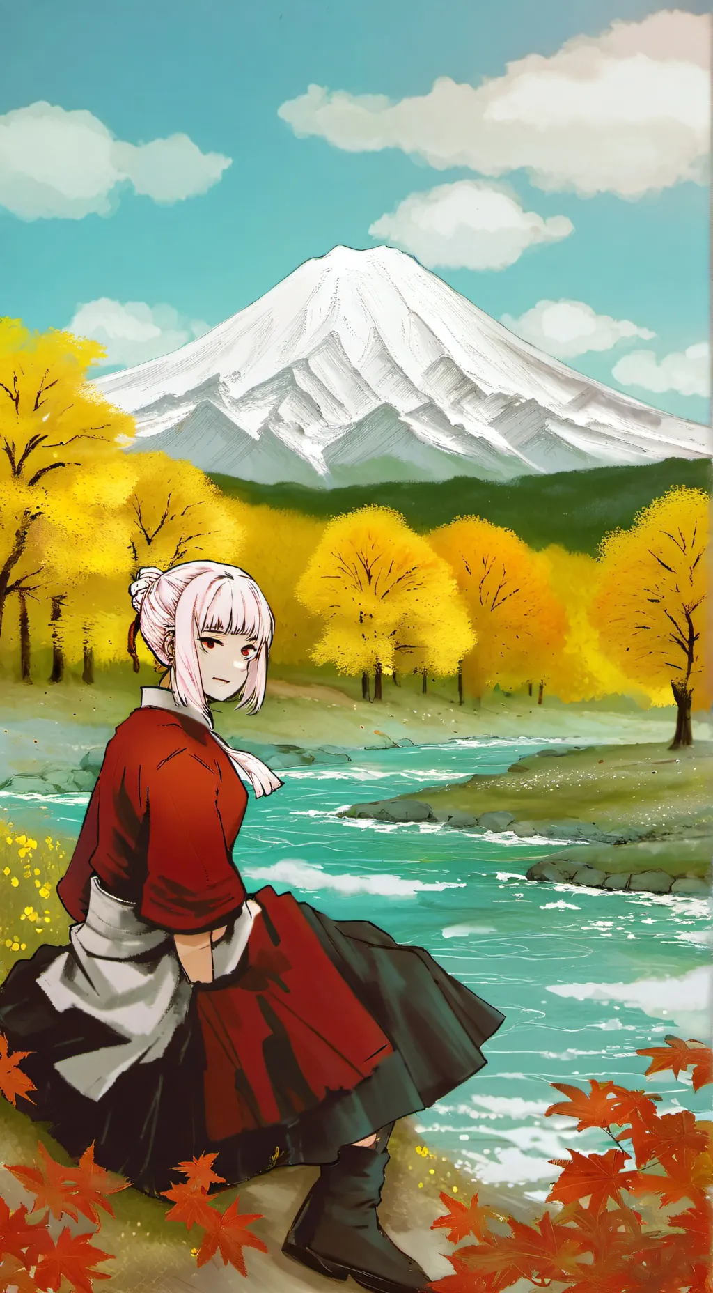 ai character: Himiko toga  background