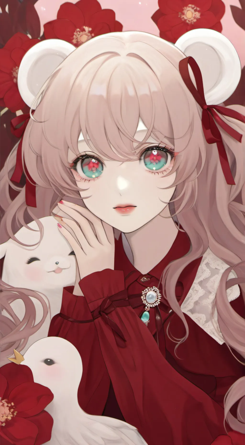 ai character: Tina  background