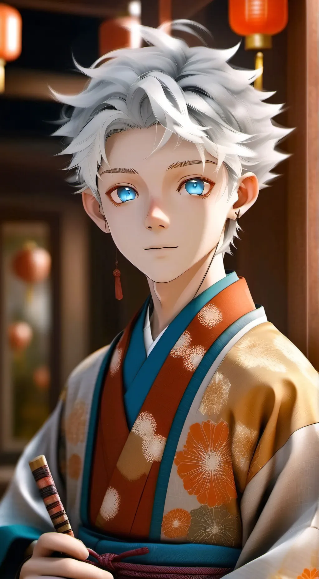 ai character: Baby Gojo background