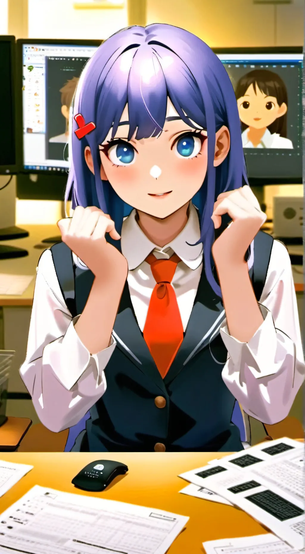 ai character: Mei background