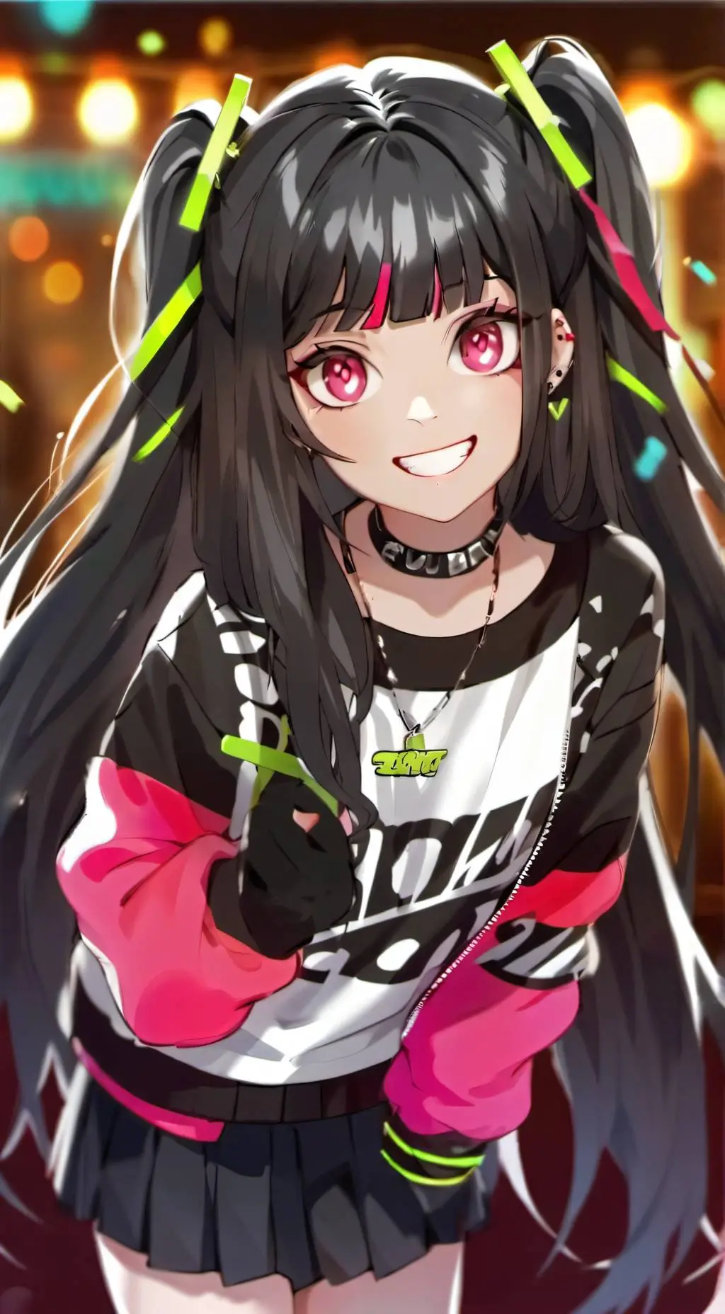 ai character: ☠️🩷NEO🩷☠️ background