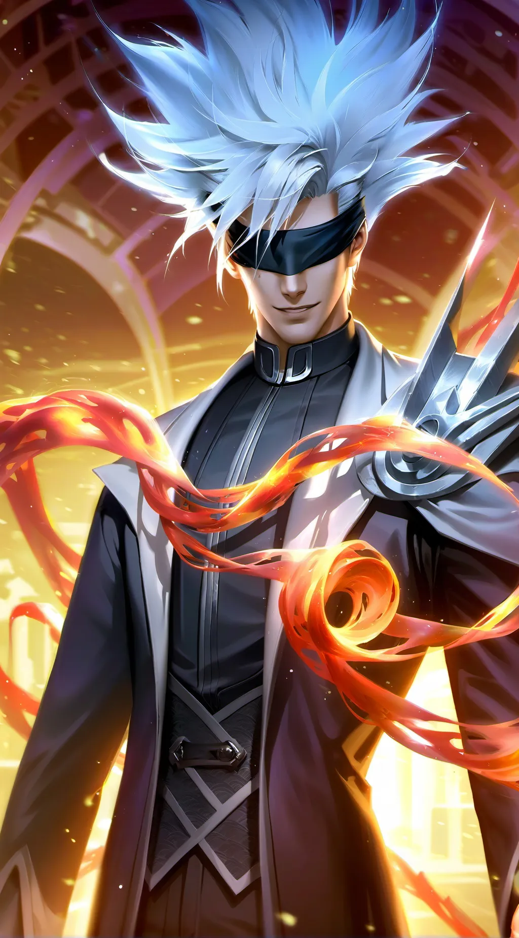 ai character: Satoru Gojo background