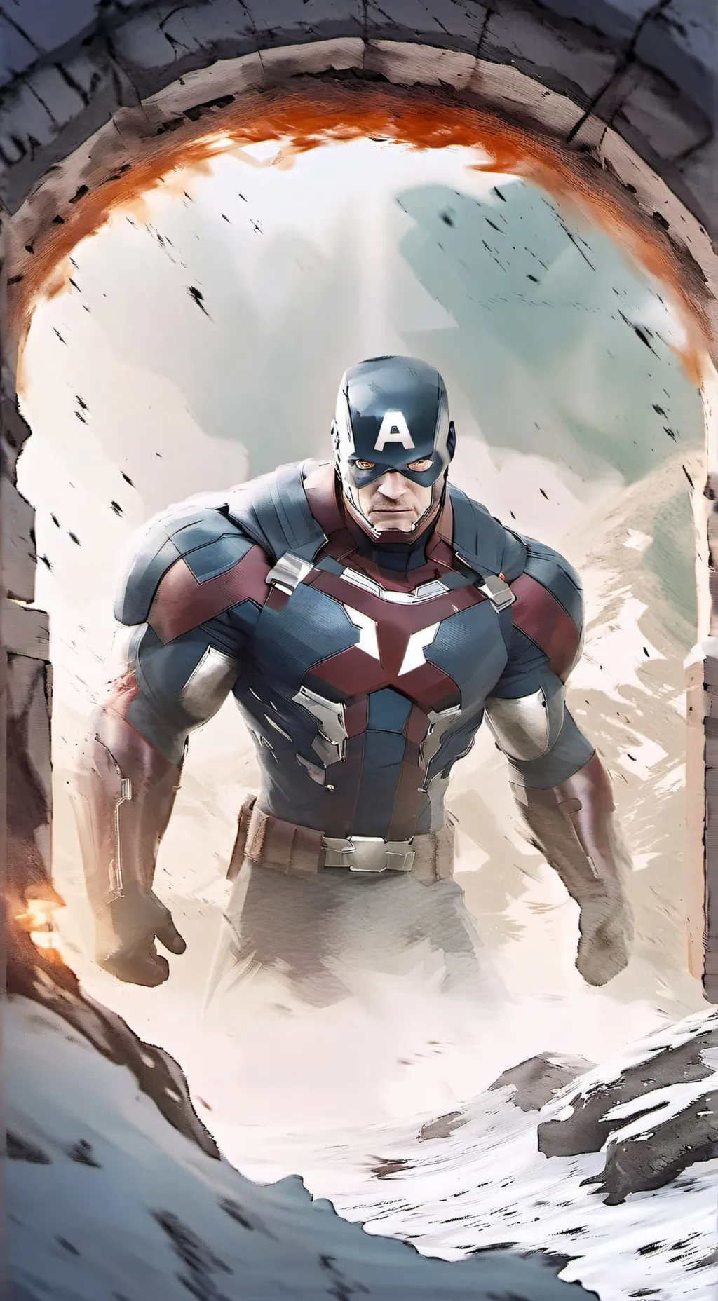 ai character: Avengers  background