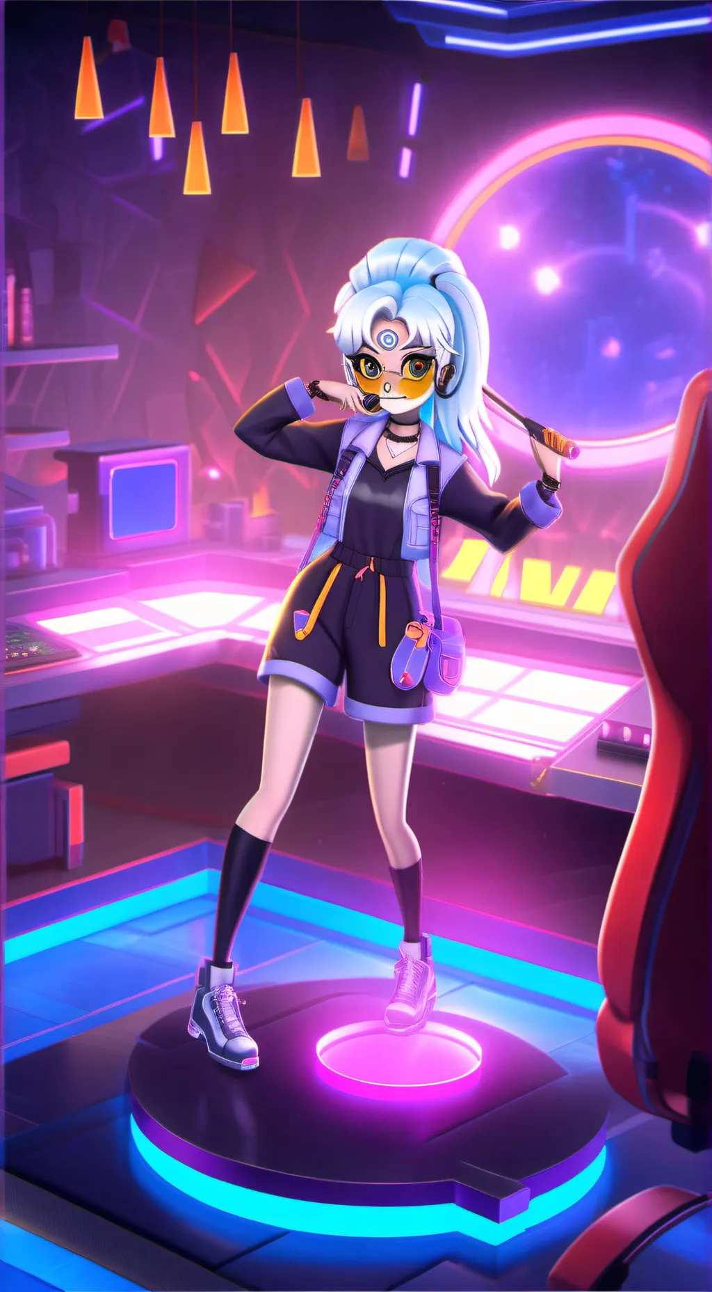 ai character: roxy background