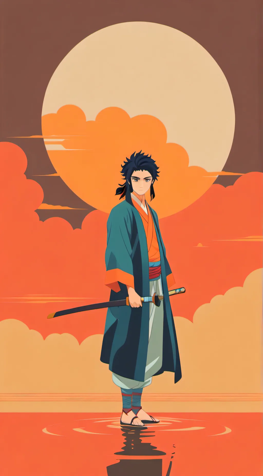 ai character: les pilier  background