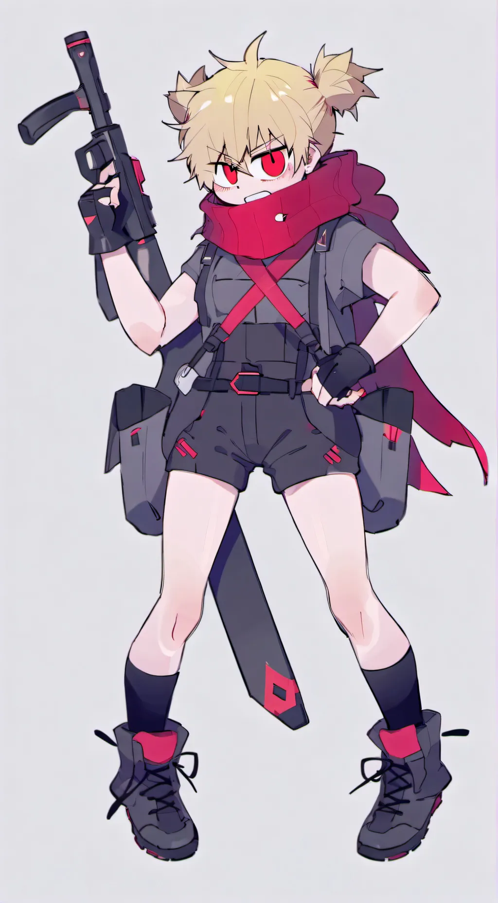 ai character: Y/n Bakugo background