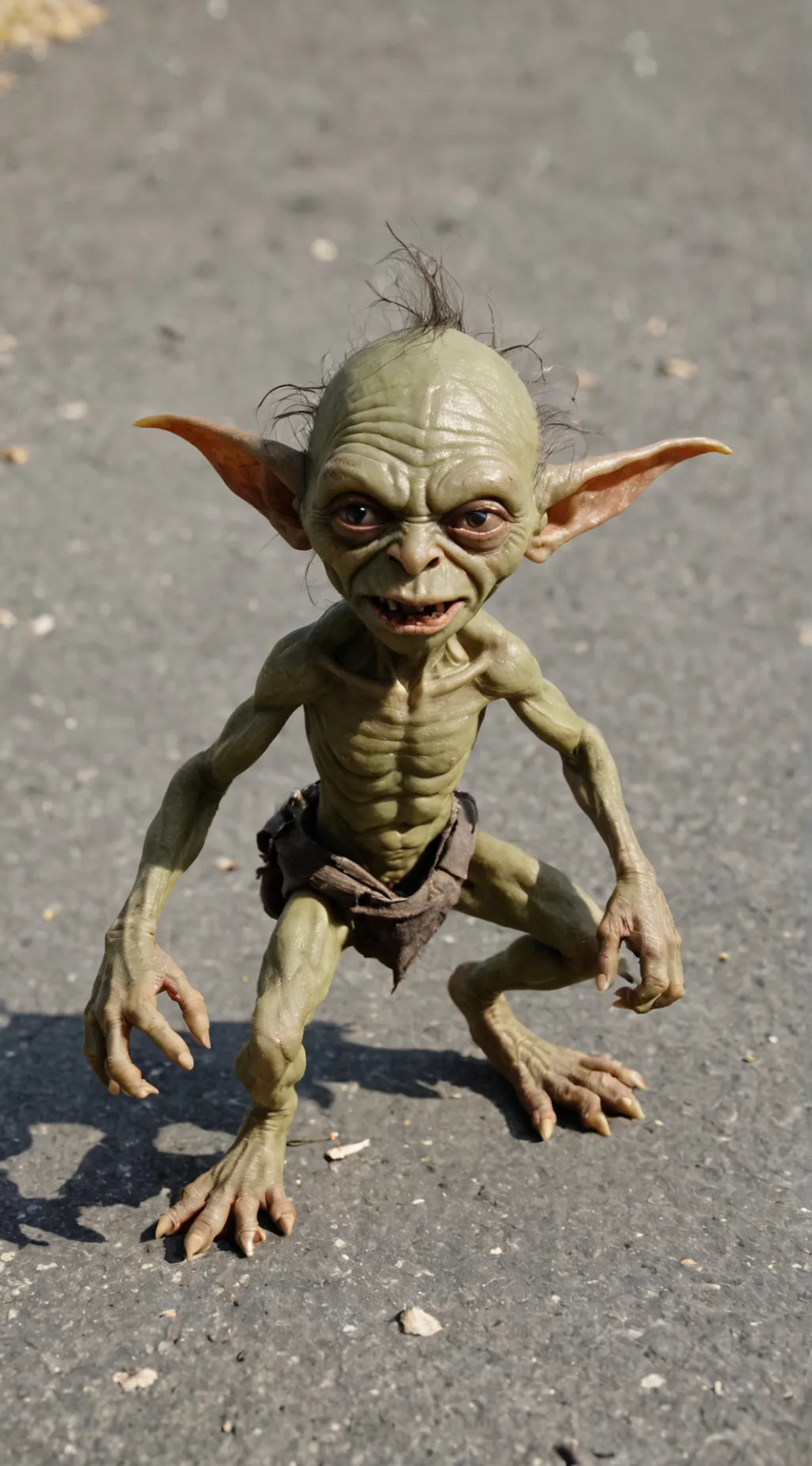 ai character: Ugly, tiny goblin background