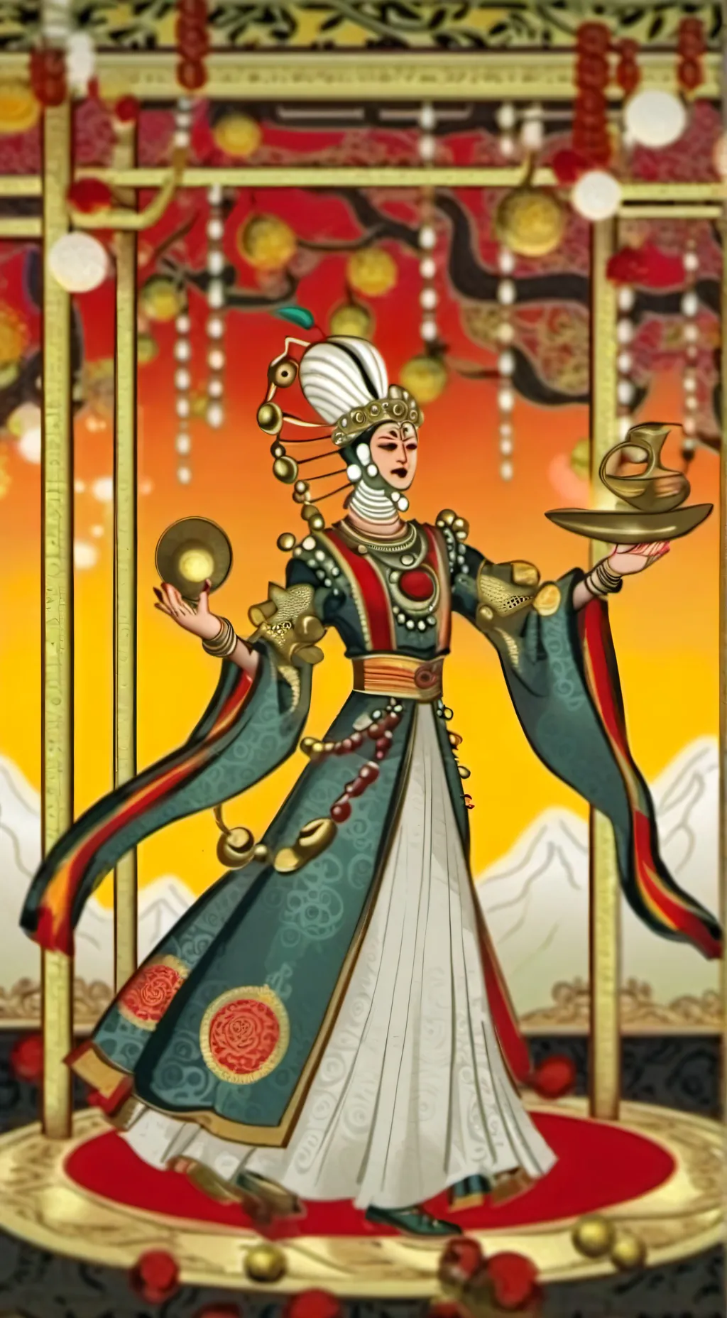 ai character: The King of Greed background