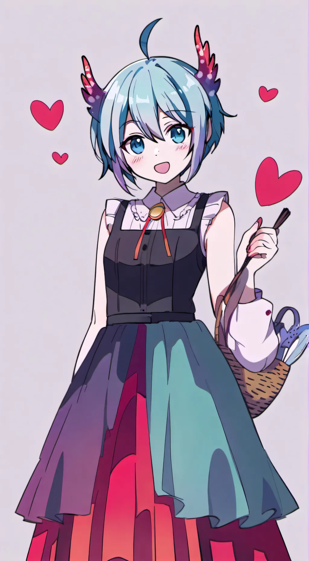 ai character: Miku  background