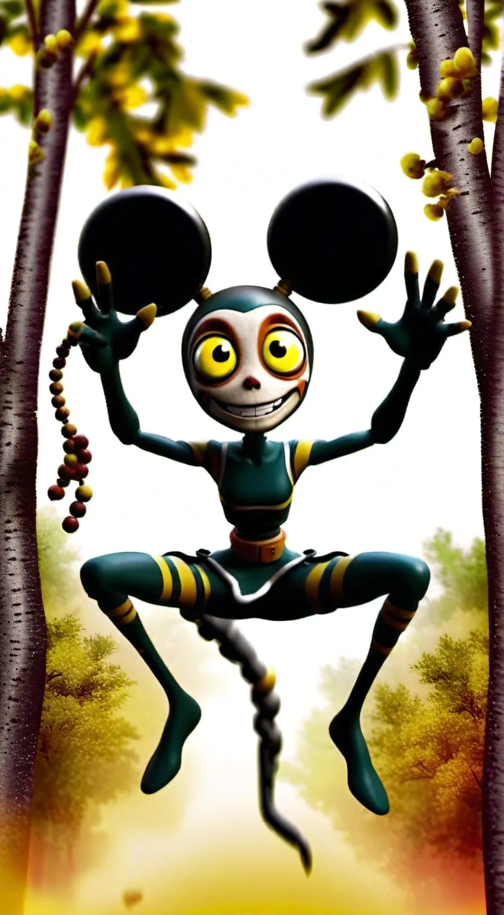 ai character: Glitchtrap too!? background